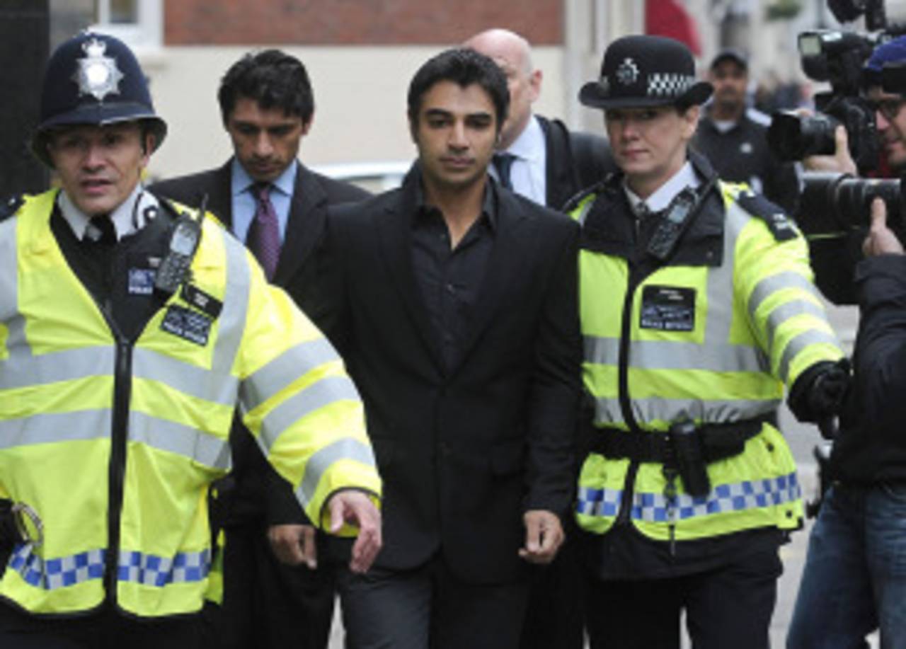 Salman Butt is given a police escort, London, March 17, 2011