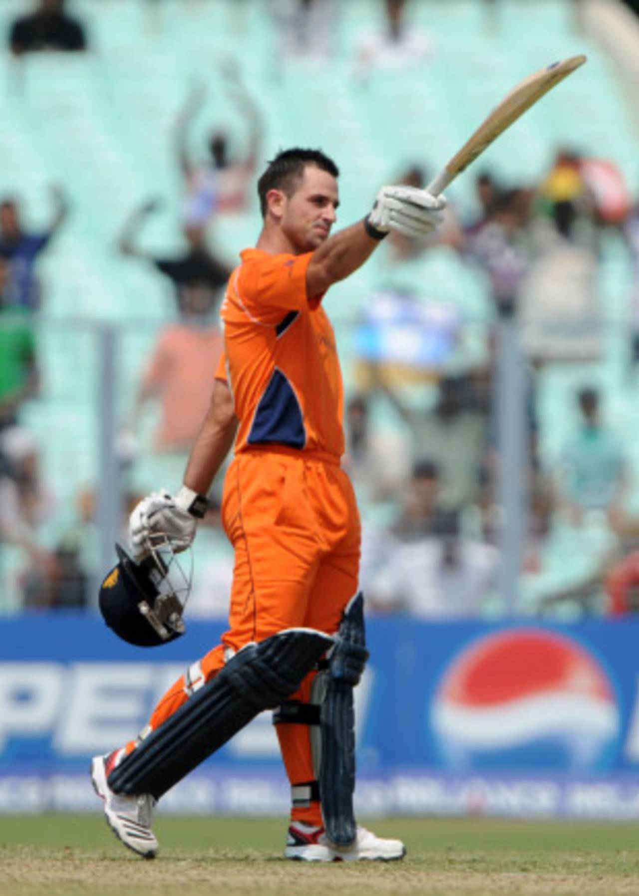 Netherlands batsman Ryan ten Doeschate was one of the leading players at the recent World Cup but would not get an opportunity at the next event unless the ICC changed their decision&nbsp;&nbsp;&bull;&nbsp;&nbsp;AFP
