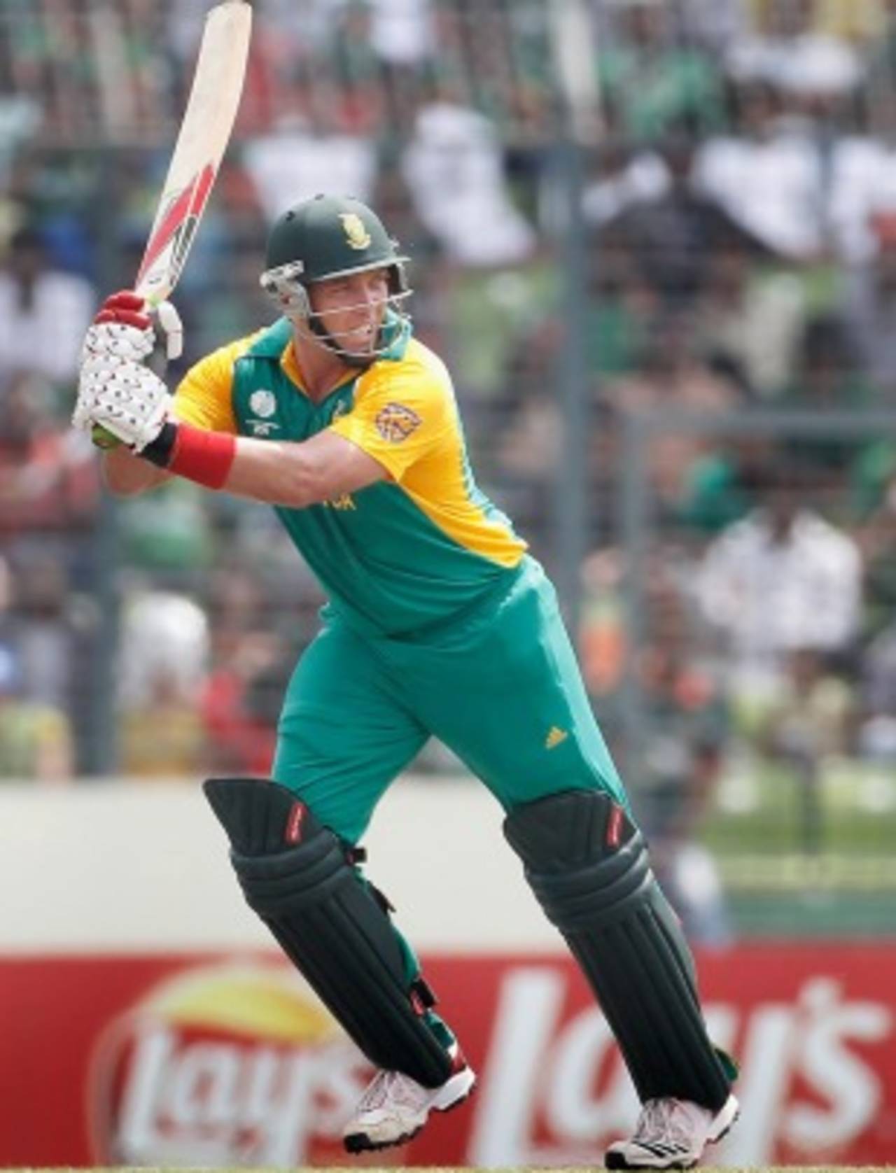 Jacques Kallis became South Africa's highest run-getter in World Cups, Bangladesh v South Africa, Group B, World Cup 2011, Mirpur, March 19, 2011