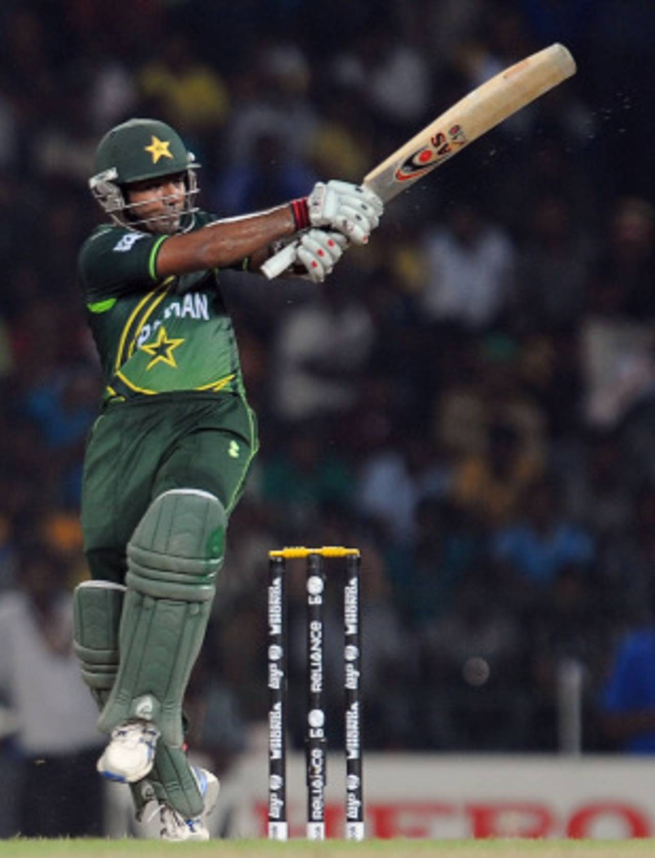 Asad Shafiq anchored Pakistan's run-chase, Australia v Pakistan, Group A, World Cup 2011, Colombo, March 19, 2011