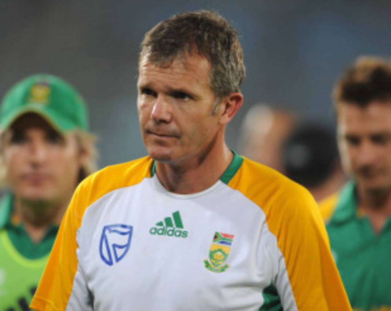 Corrie van Zyl, the South Africa coach, said the pressure of past failures in World Cups affected his team&nbsp;&nbsp;&bull;&nbsp;&nbsp;Getty Images