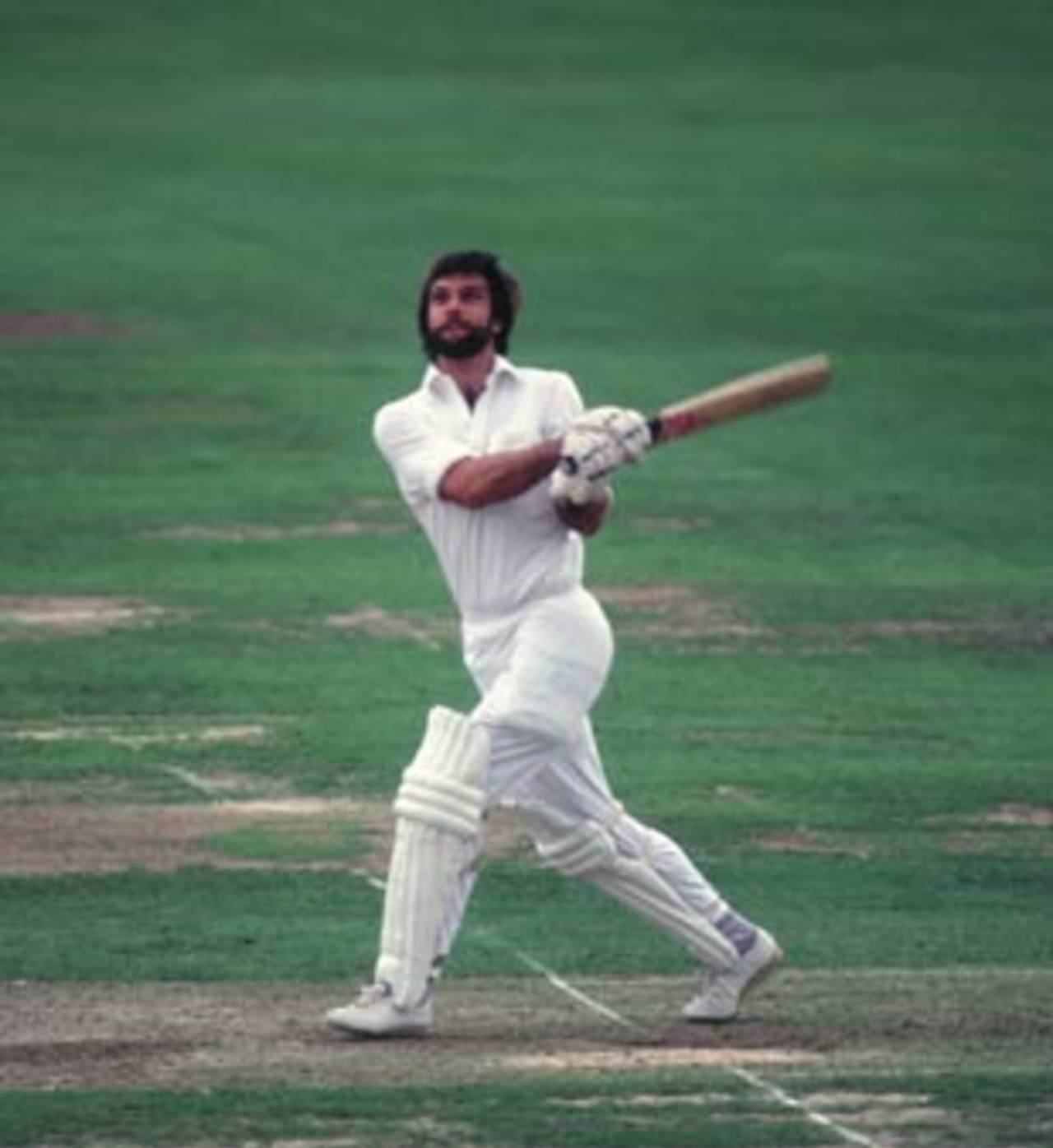 Peter Willey bats in the B&H final, Essex v Northamptonshire, Lords, July 1980