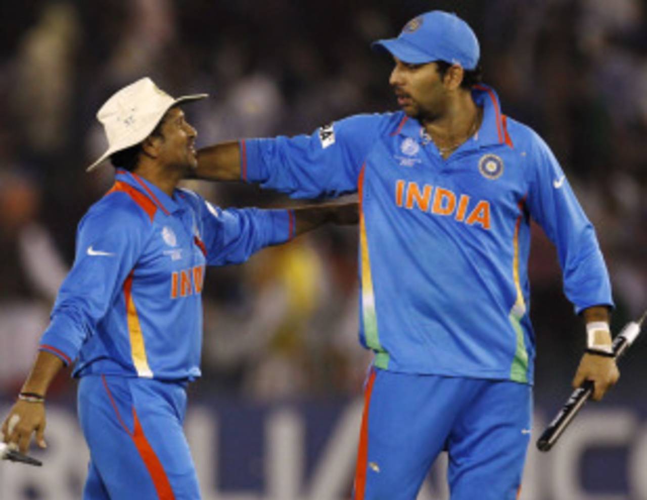 Yuvraj Singh: "He's always guided me on and off the field about the things in my life."&nbsp;&nbsp;&bull;&nbsp;&nbsp;Associated Press