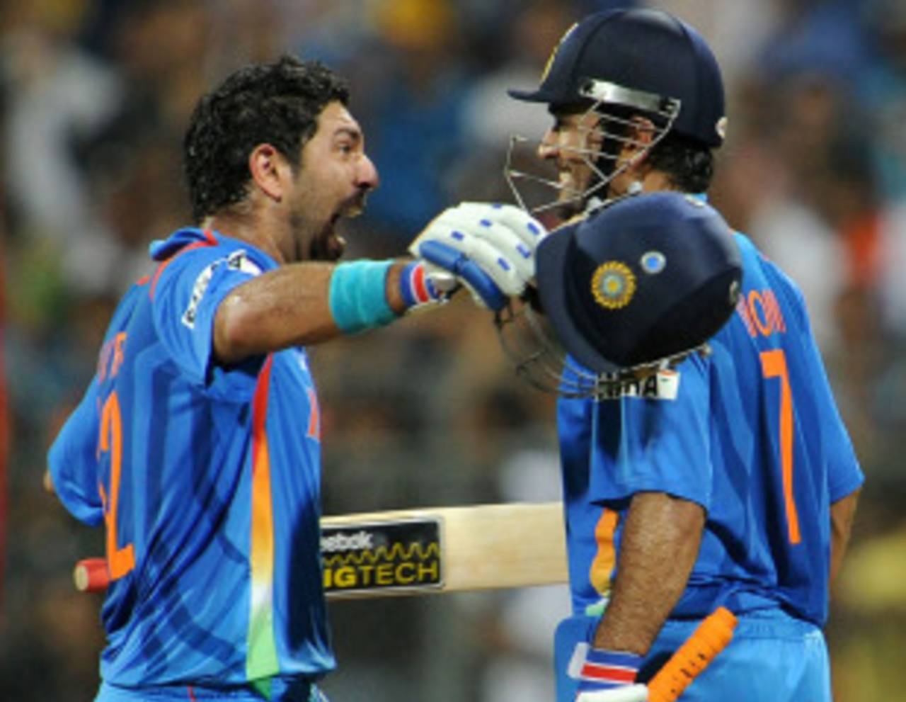 Yuvraj Singh and MS Dhoni were among the four Indians in the side&nbsp;&nbsp;&bull;&nbsp;&nbsp;AFP
