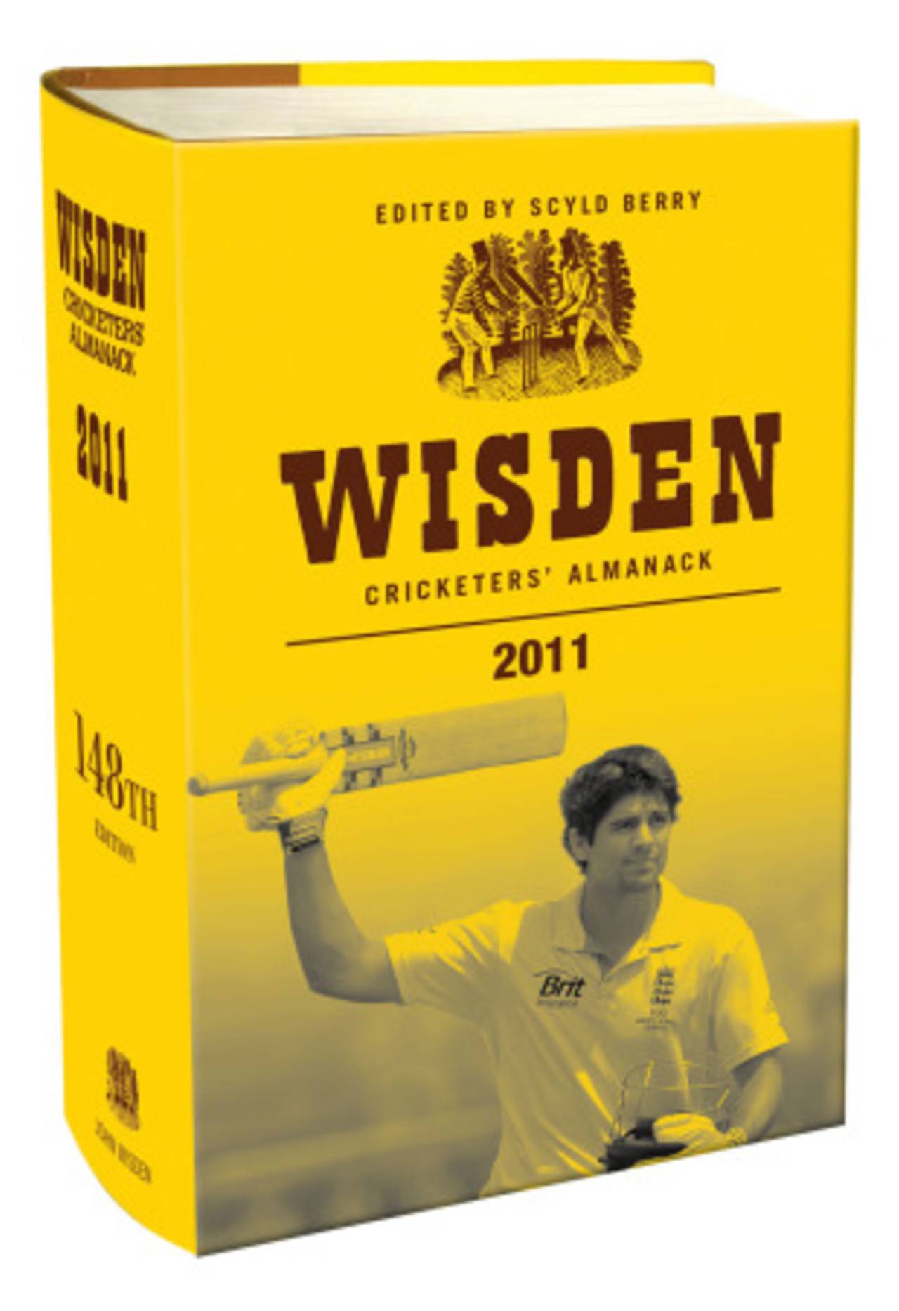 Alastair Cook adorns the cover of the 2011 Wisden Cricketers' Almanack