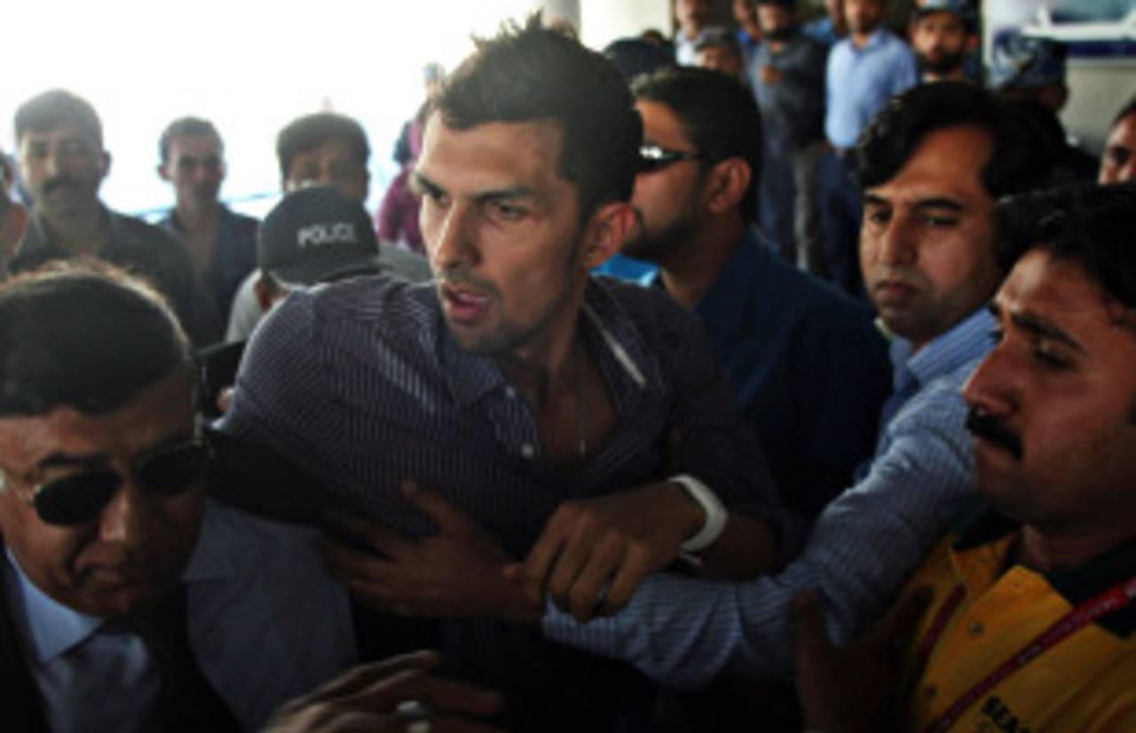 Zulqarnain Haider landed at Islamabad airport on Monday morning&nbsp;&nbsp;&bull;&nbsp;&nbsp;AFP