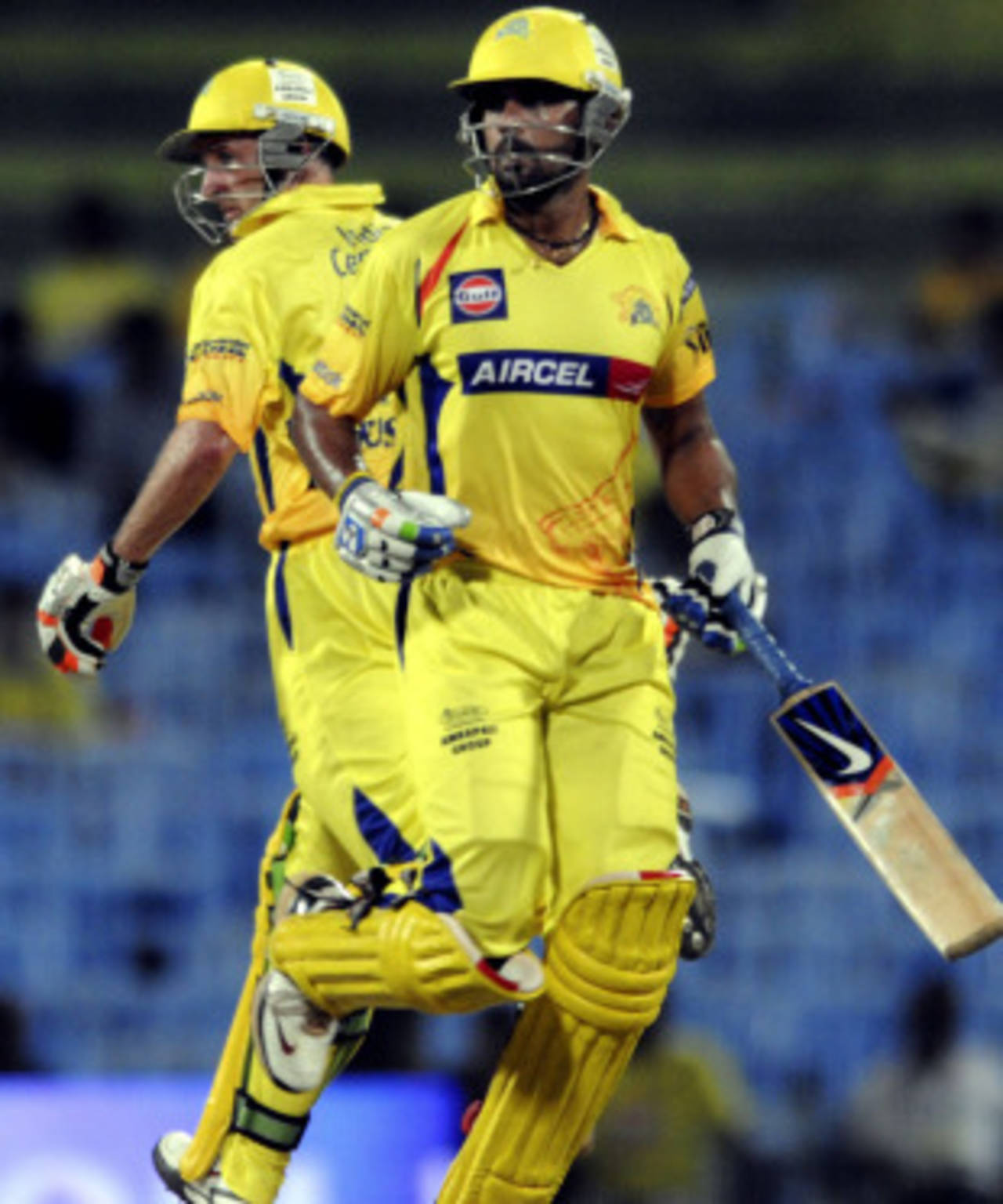 M Vijay and Michael Hussey added 64 for the first wicket, Chennai Super Kings v Pune Warriors, IPL 2011, Chennai