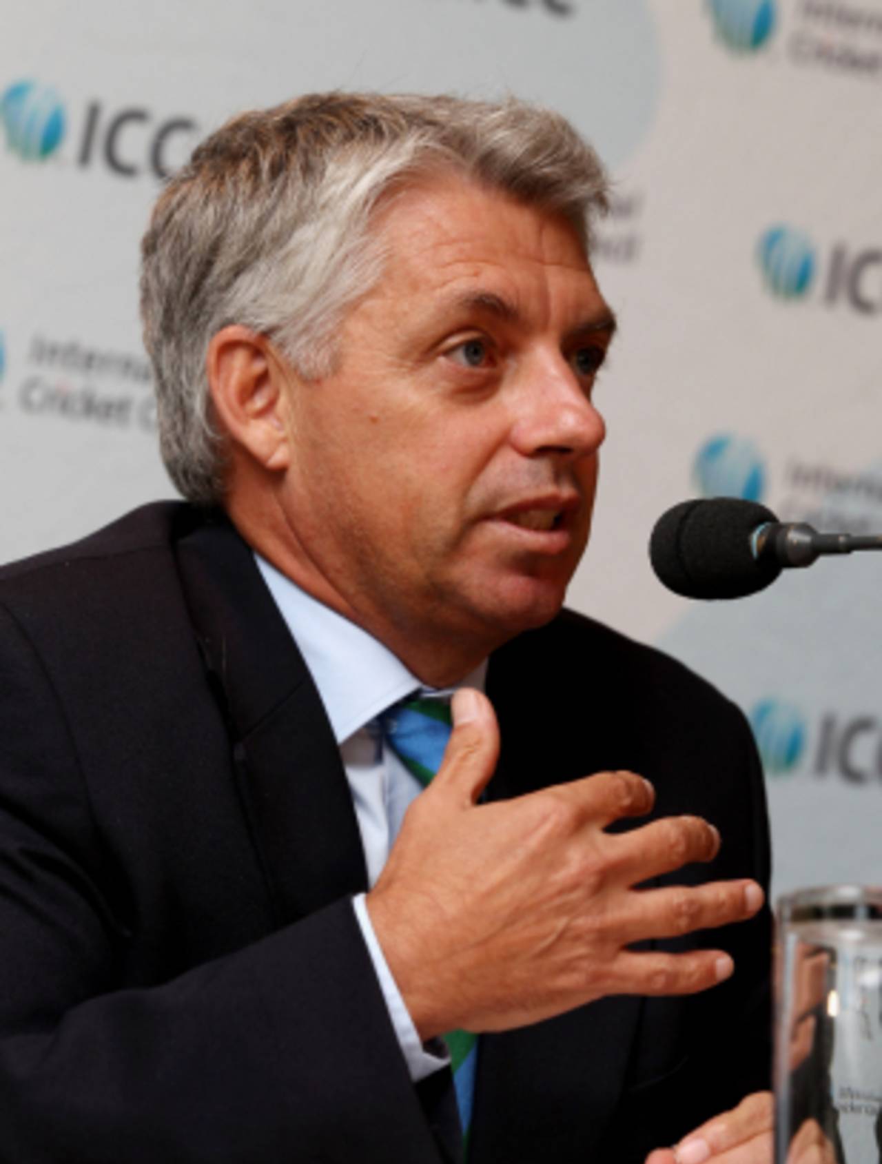 Dave Richardson, ICC's general manager of cricket, speaks after the Cricket Committee's meeting at Lord's, May 11 2011