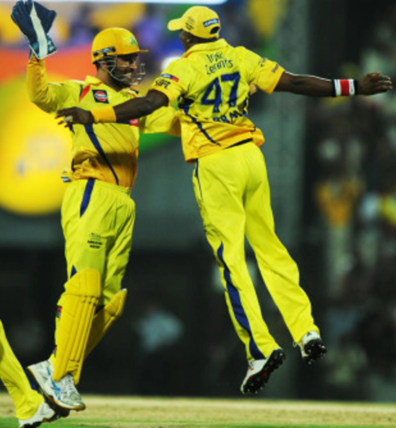 Dhoni and Bravo combined to end CSK's home season in style&nbsp;&nbsp;&bull;&nbsp;&nbsp;AFP