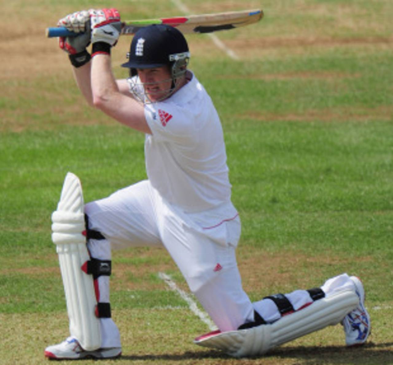 Eoin Morgan found form in his first first-class outing of the year, England Lions v Sri Lankans, Tour match, Derby, May 19 2011