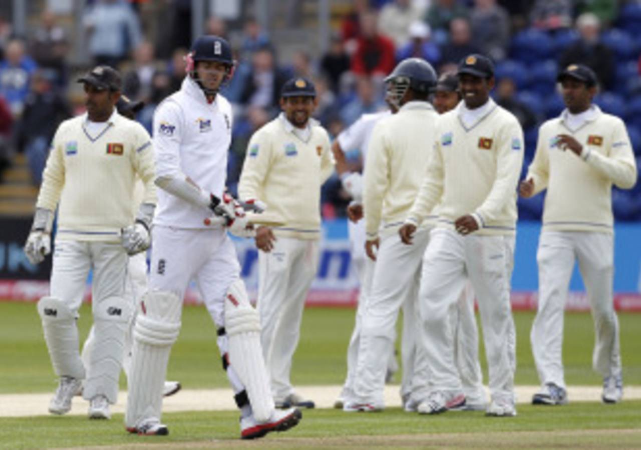 Slim pickings: Sri Lanka's only success on a tough day was to remove James Anderson&nbsp;&nbsp;&bull;&nbsp;&nbsp;Getty Images