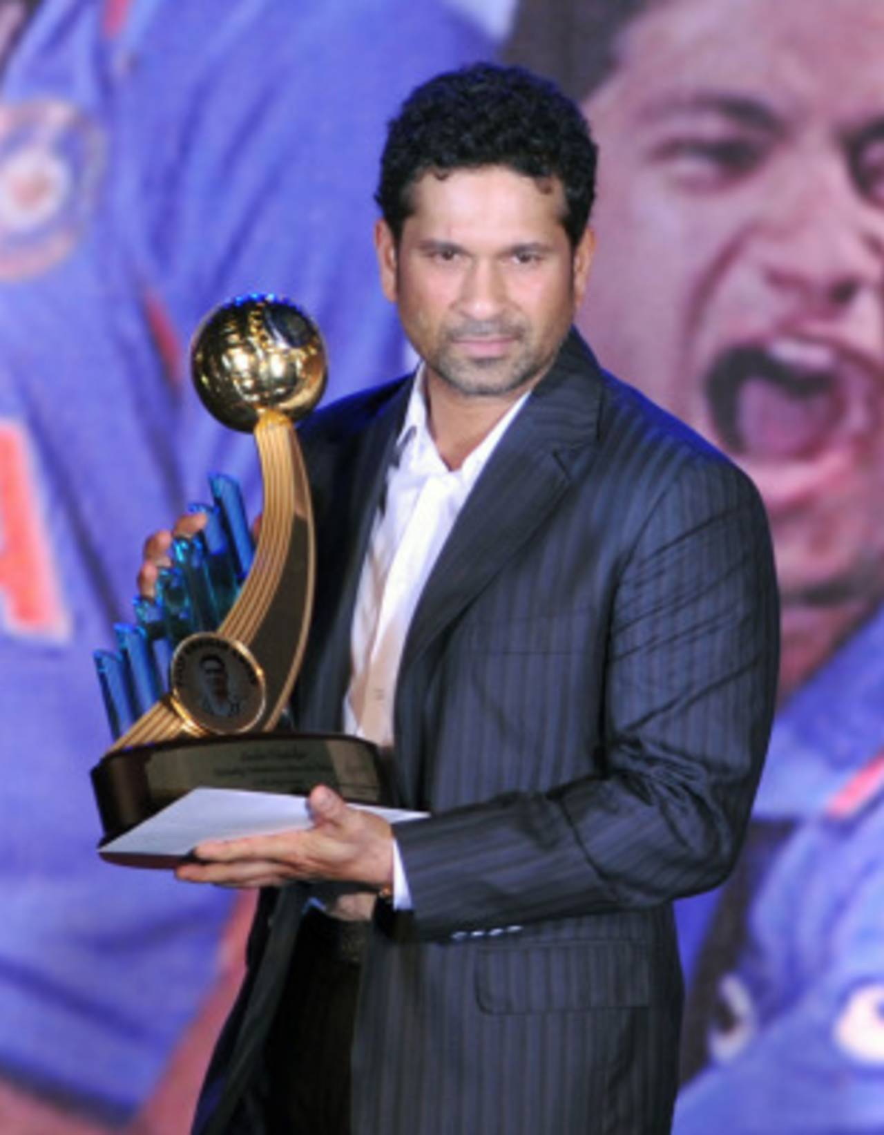 Sachin Tendulkar was Indian cricketer of the year at the BCCI awards, Mumbai, May 31, 2011