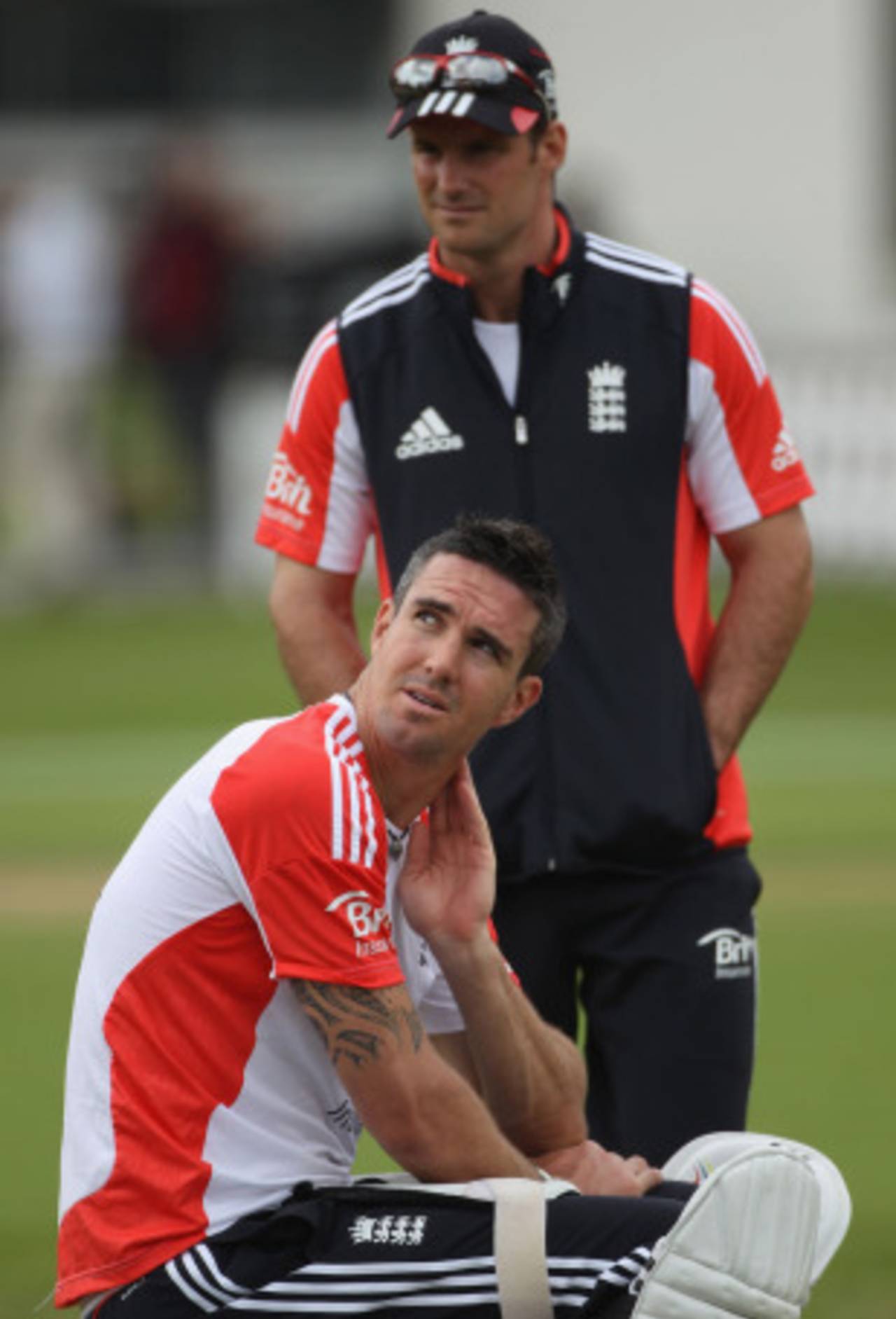 Andrew Strauss and Kevin Pietersen on the eve of the second Test, Lord's, June 2, 2011