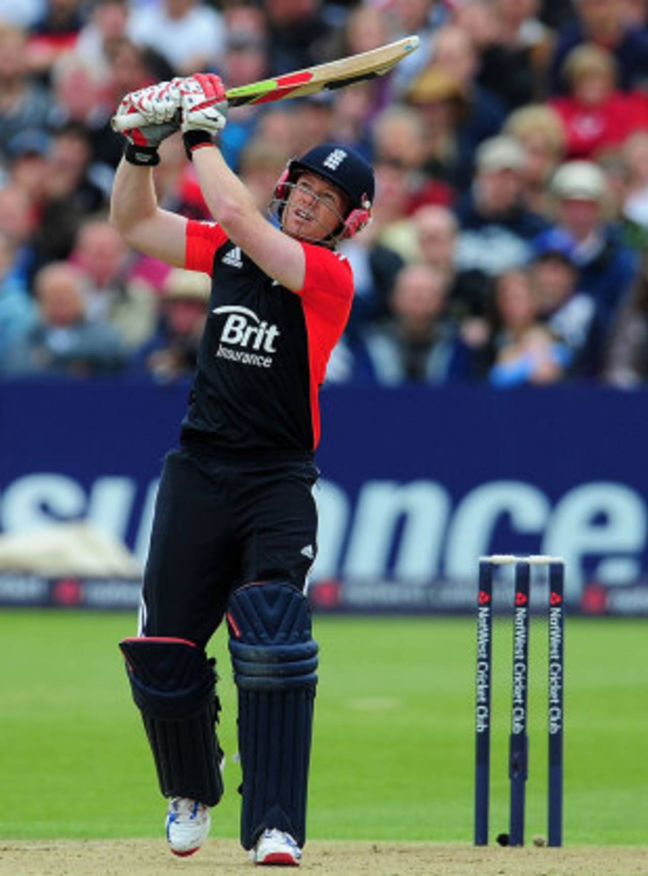 Eoin Morgan hit three sixes and four fours in his 32-ball innings, England v Sri Lanka, only Twenty20, Bristol