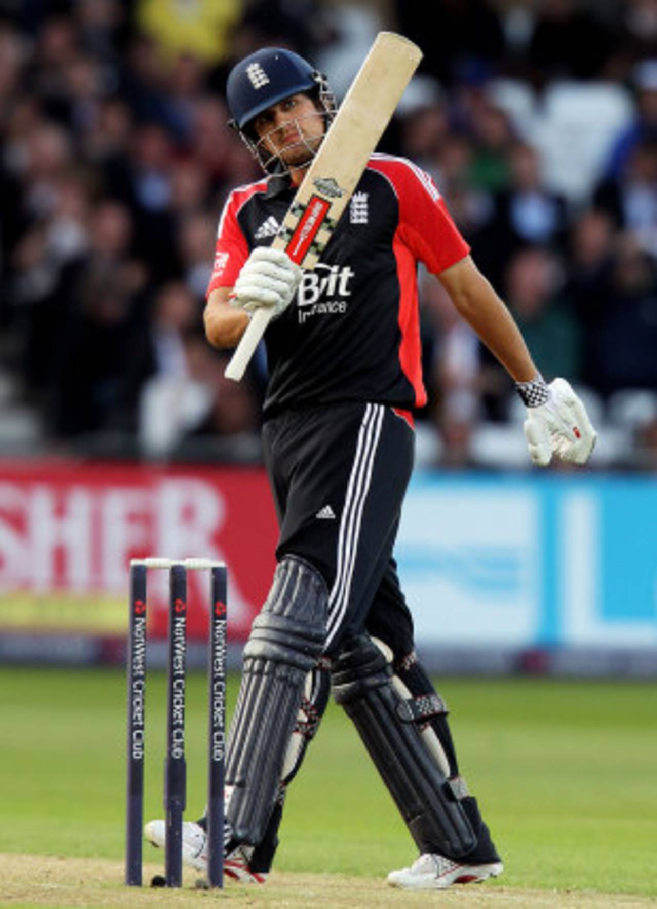 Alastair Cook sped to a 37-ball half-century as England romped to victory, England v Sri Lanka, 4th ODI, Trent Bridge, July 6 2011