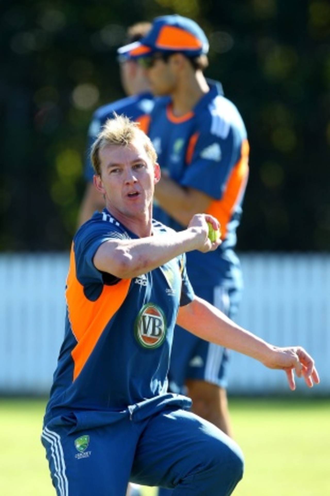 Brett Lee takes part in Australian squad training at Allan Border Field, July 4, 2011