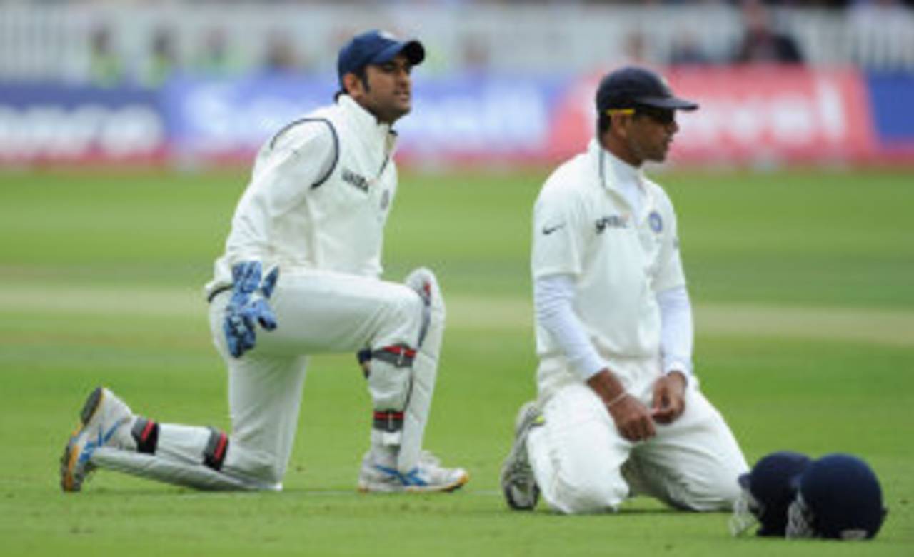 MS Dhoni's indecision to go for catches has at times affected the slip fielders&nbsp;&nbsp;&bull;&nbsp;&nbsp;Getty Images