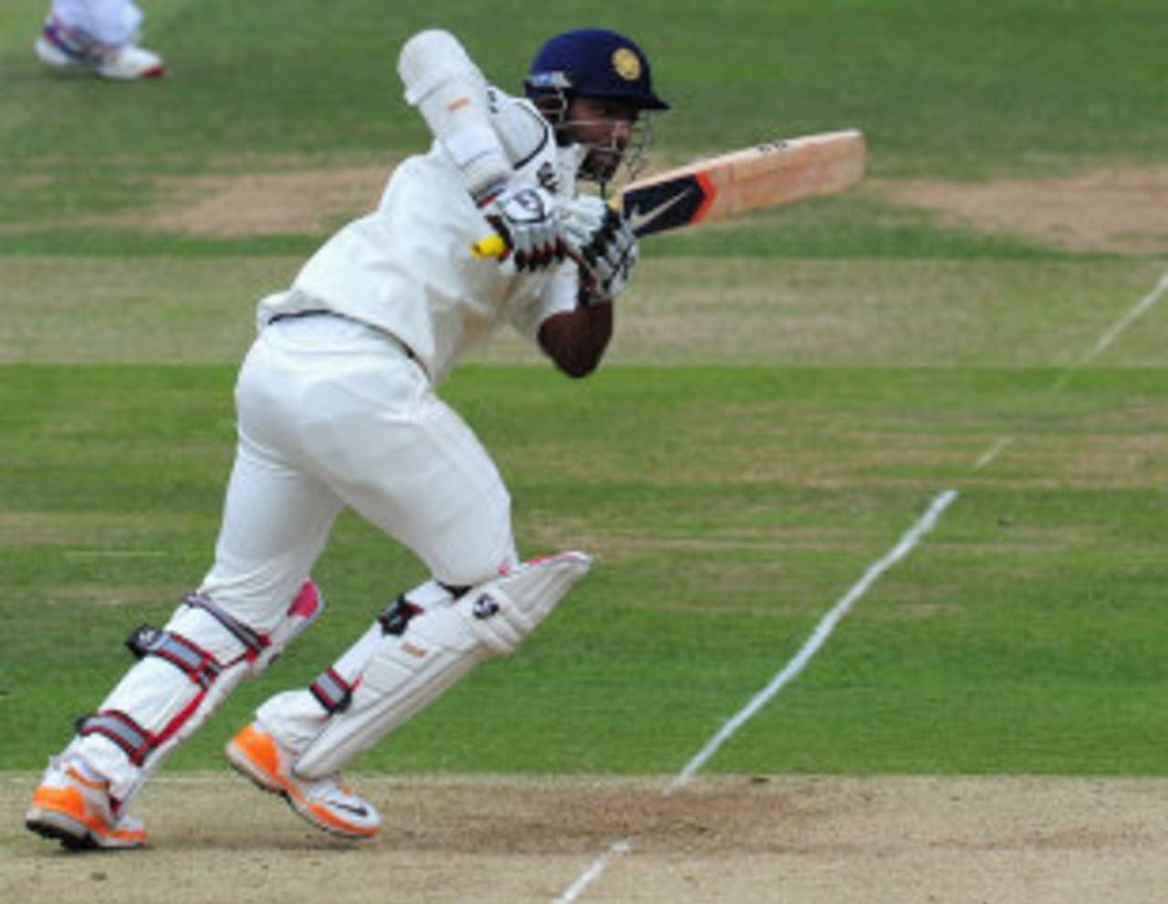Abhinav Mukund picks a gap, England v India, 1st Test, Lord's, 3rd day, July 23, 2011