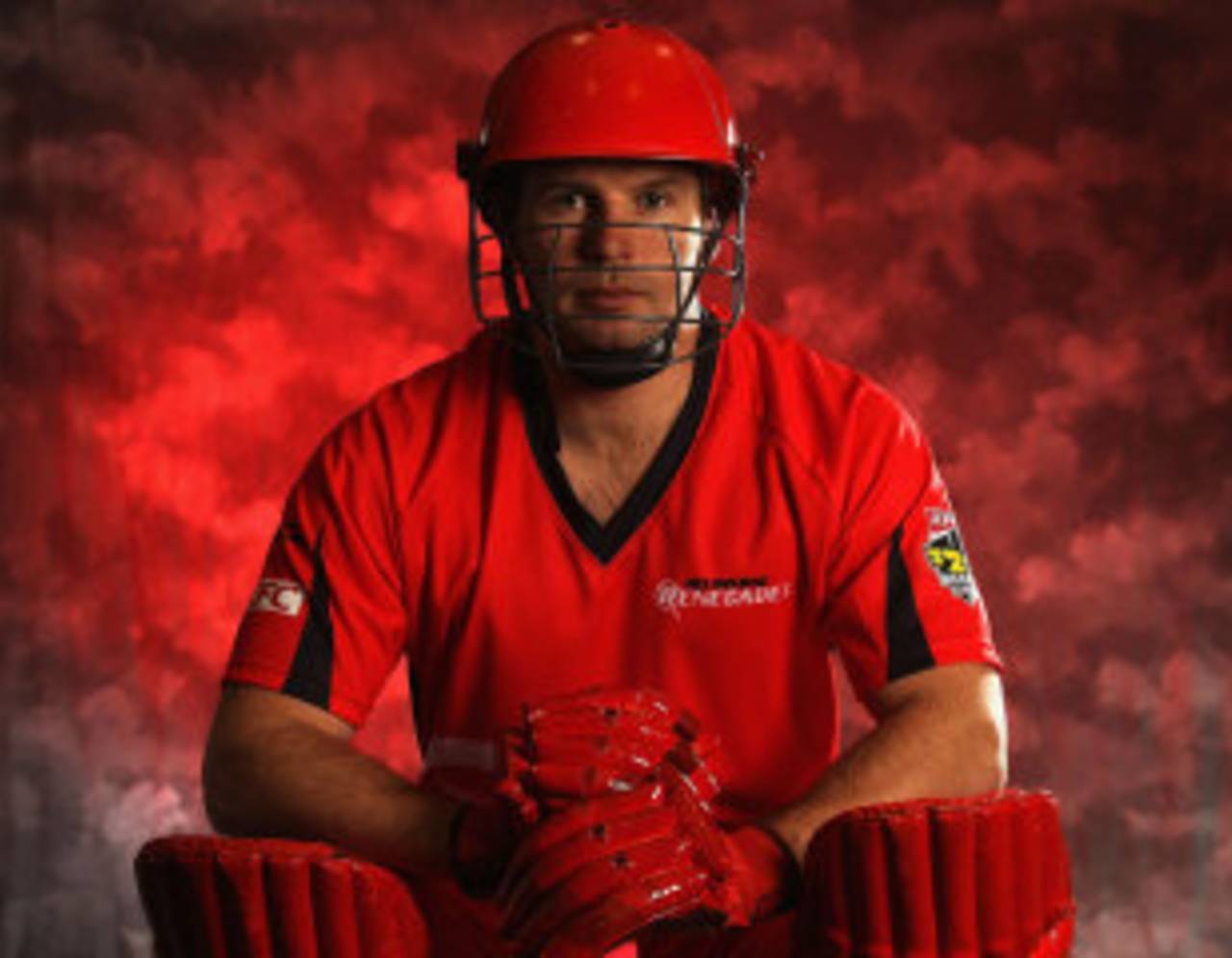 Brad Hodge in the Melbourne Renegades outfit at the Big Bash Leage launch, Sydney, July 27, 2011