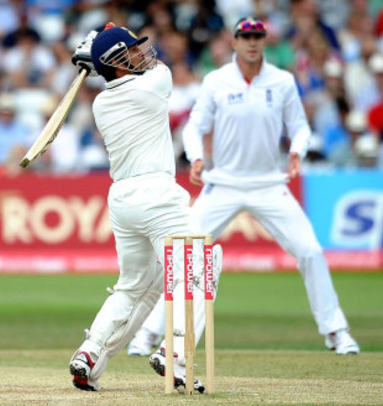 Sachin Tendulkar plays the upper-cut, England v India, 2nd Test, Trent Bridge, 4th day, August 1, 2011
