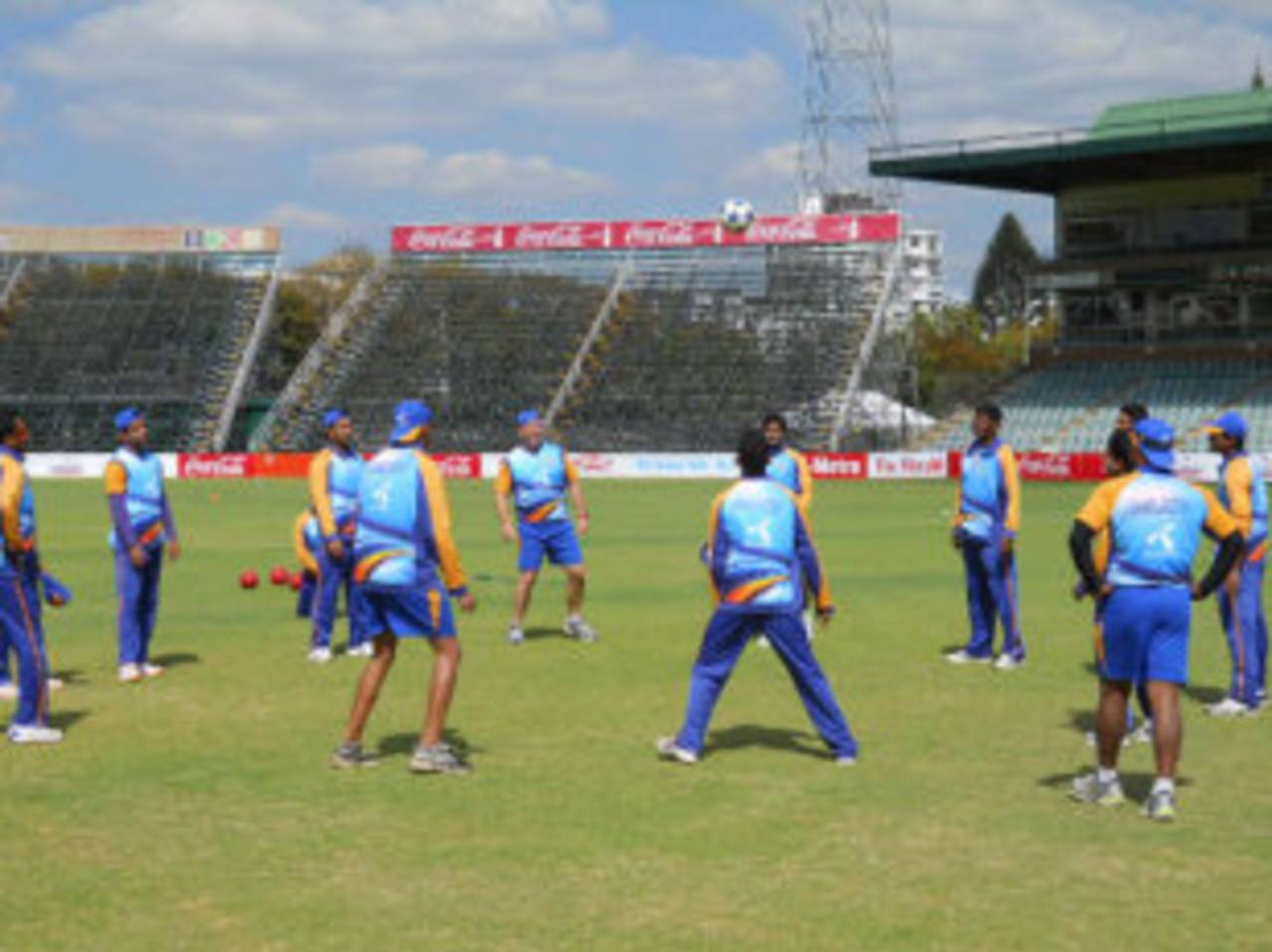 The outfield in Harare is pristine green and it is made of <i>kikuyu</i> grass, resilient enough for the Bangladesh team to play football on&nbsp;&nbsp;&bull;&nbsp;&nbsp;ESPNcricinfo Ltd