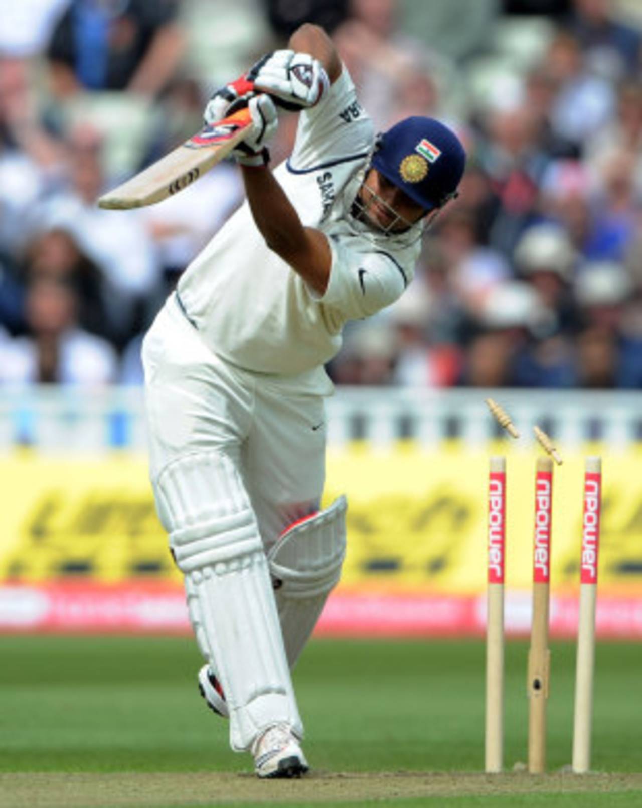 Suresh Raina struggled against the spin of Graeme Swann during India's 2011 tour to England&nbsp;&nbsp;&bull;&nbsp;&nbsp;Getty Images