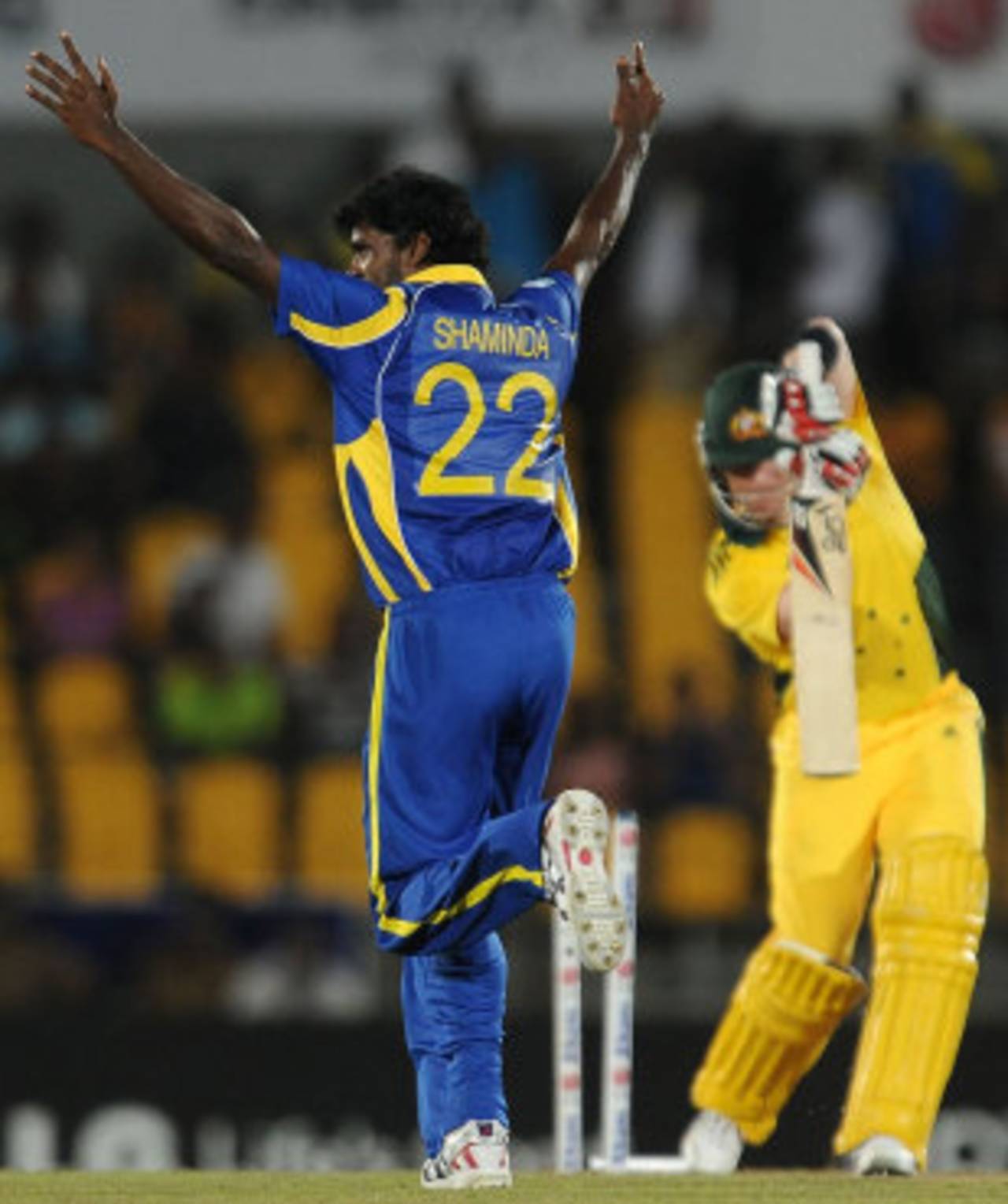 Sri Lanka's debutant Shaminda Eranga made an instant impact on the series&nbsp;&nbsp;&bull;&nbsp;&nbsp;AFP