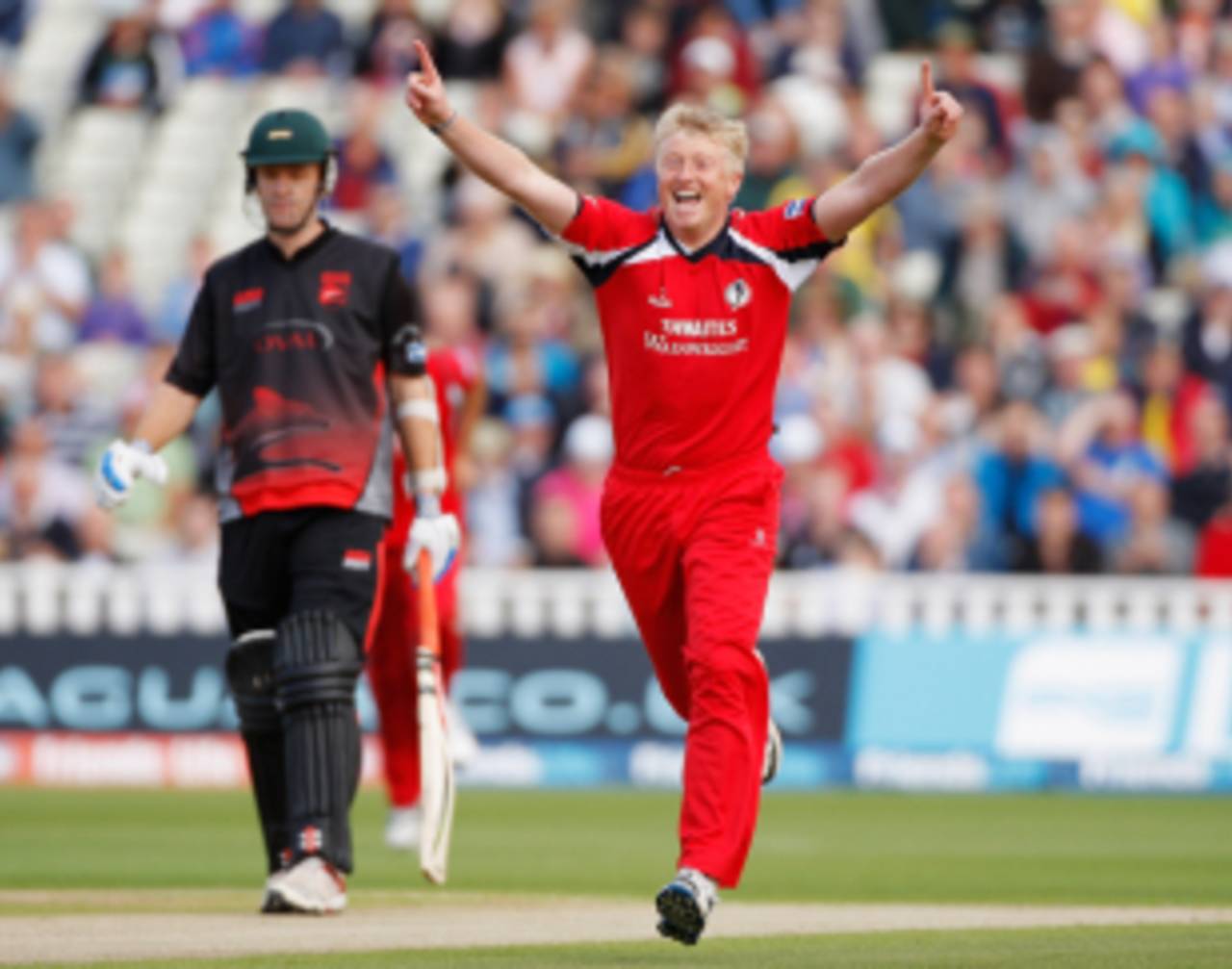 Lancashire captain Glen Chapple picked up a wicket with the very first ball of the match but still ended up on the losing side&nbsp;&nbsp;&bull;&nbsp;&nbsp;Getty Images