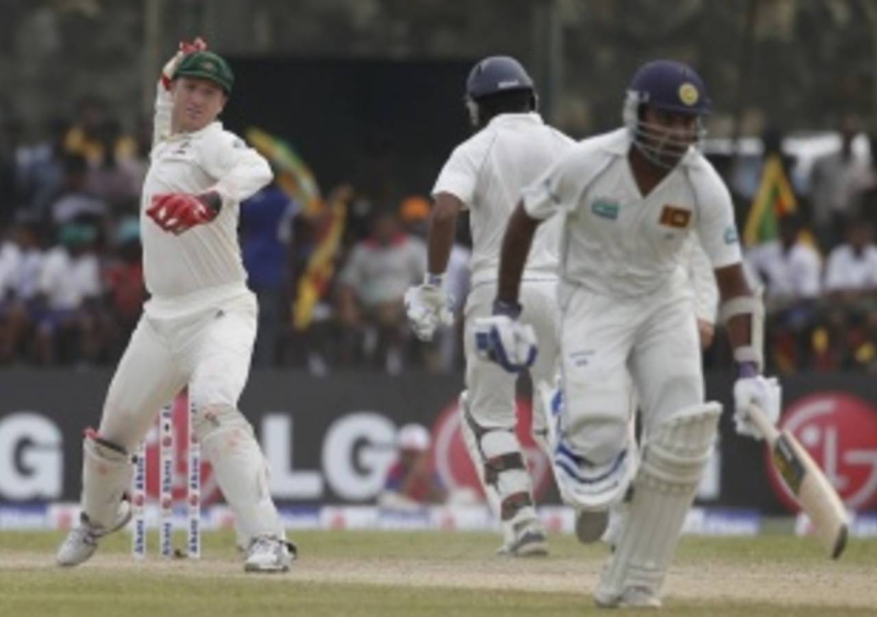 Ian Healy said Brad Haddin's keeping was poor on the tour of Sri Lanka too&nbsp;&nbsp;&bull;&nbsp;&nbsp;Associated Press
