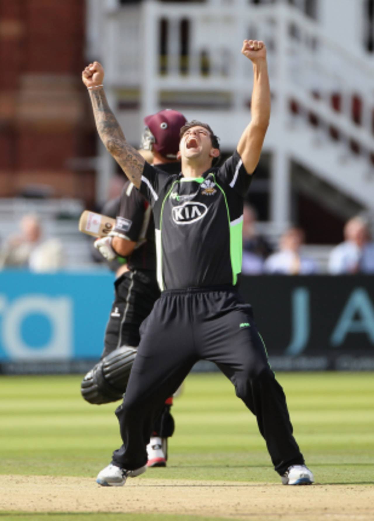 Jade Dernbach was declared the Man of the Match for his 4 for 30&nbsp;&nbsp;&bull;&nbsp;&nbsp;Getty Images