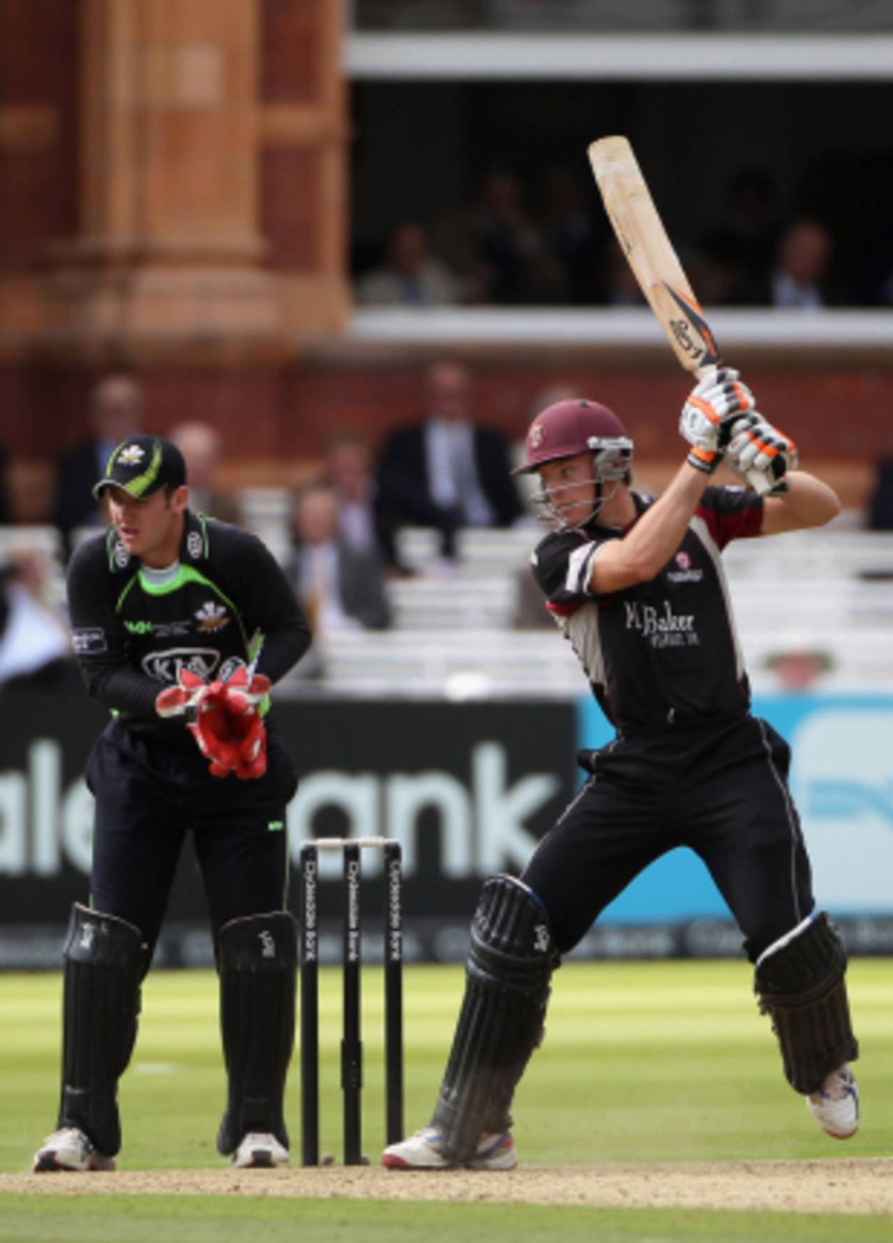 Jos Buttler cuts during his fifty in the CB40 final, Somerset v Surrey, CB40 final, Lord's, September 17 2011