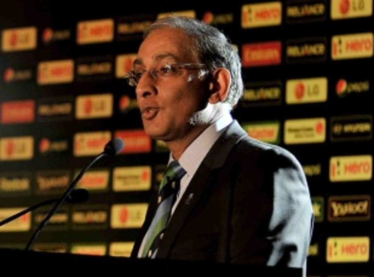 Haroon Lorgat at the launch of the 2012 World Twenty20, Colombo, September 21, 2011