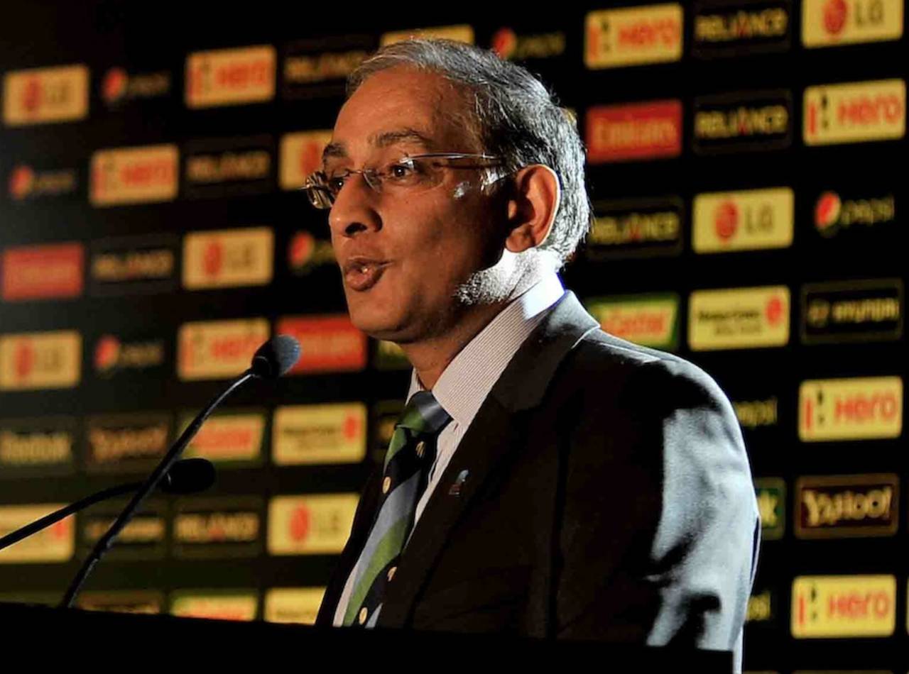 Haroon Lorgat at the launch of the 2012 World Twenty20, Colombo, September 21, 2011