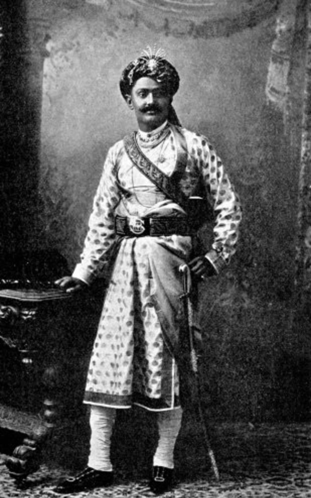 Ranji in his traditional royal dress, May 1, 1902