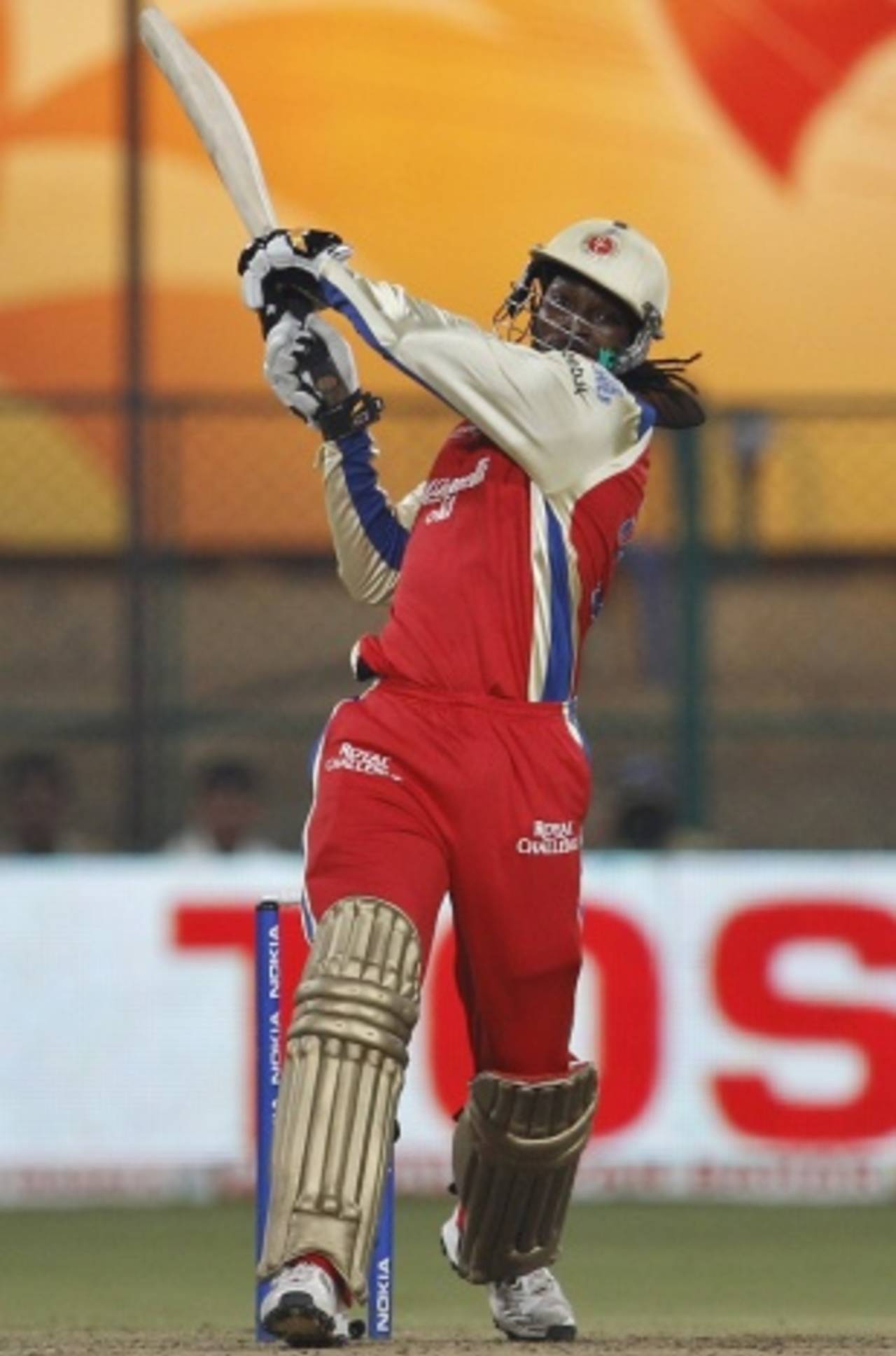 Chris Gayle blitzed 26 off 15 balls, Royal Challengers Bangalore v South Australia, Champions League T20, October 5, 2011