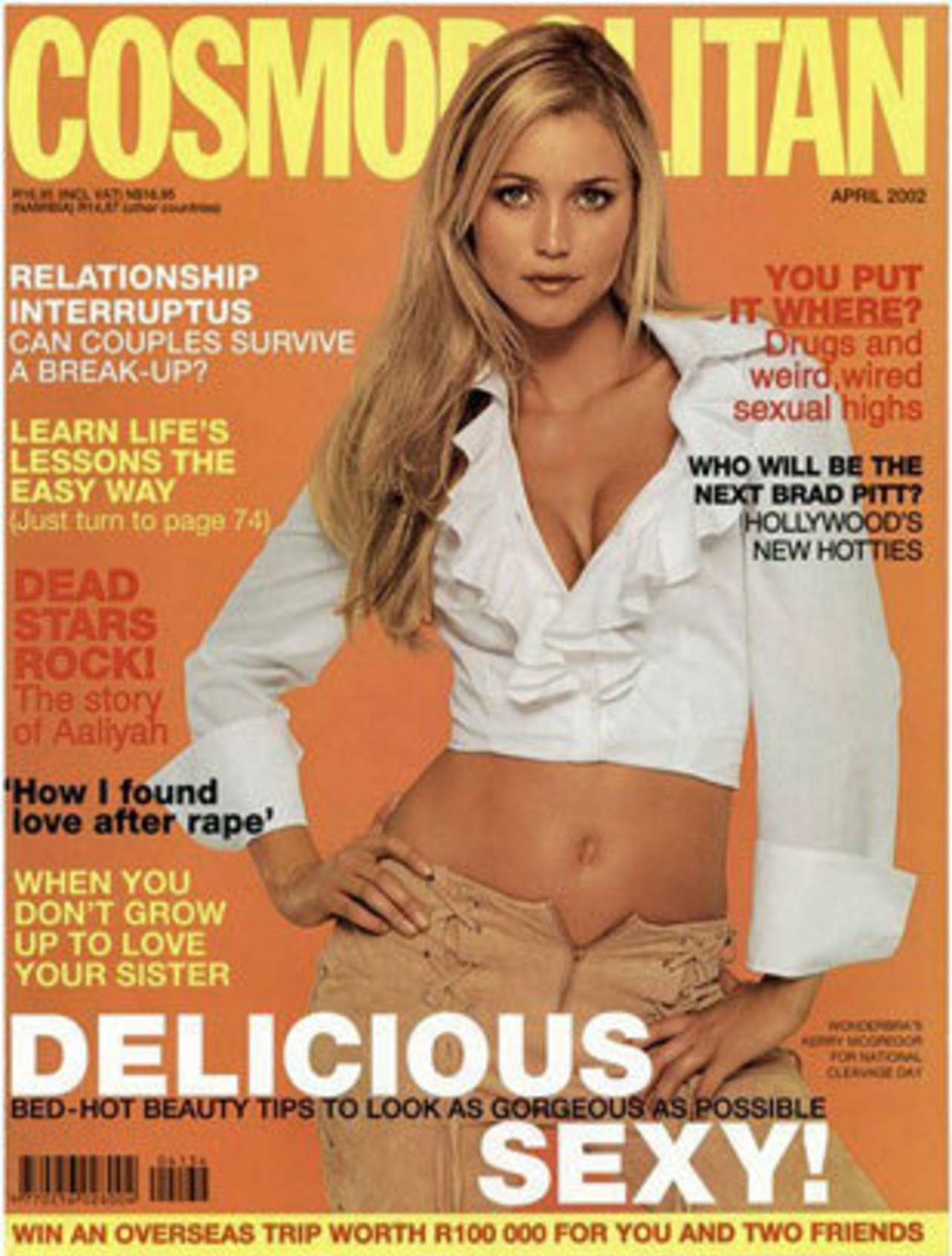 Model Kelly McGregor on the cover of the South African edition of <i>Cosmopolitan</i>