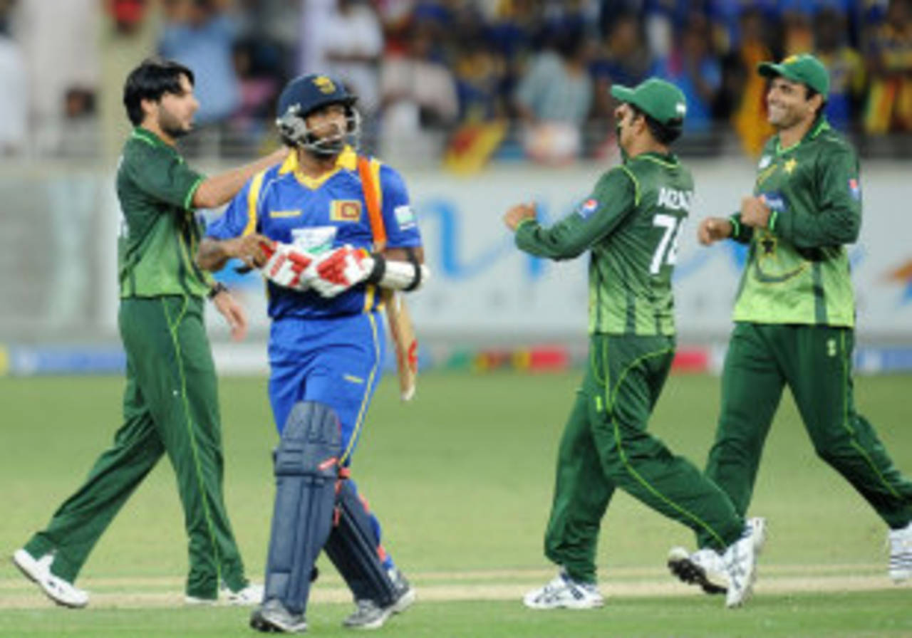 Shahid Afridi took three wickets on his return to the Pakistan team&nbsp;&nbsp;&bull;&nbsp;&nbsp;AFP