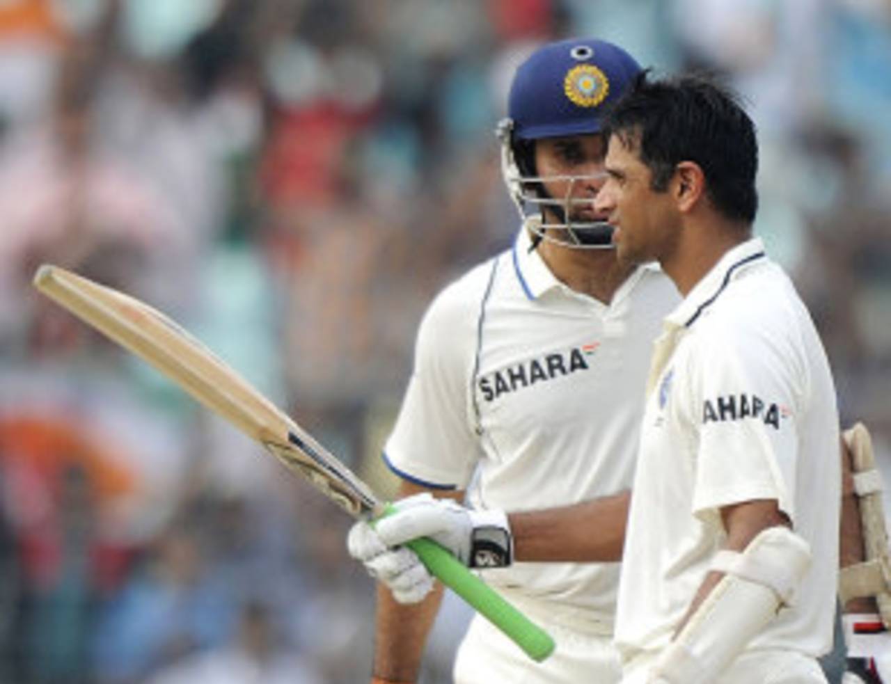 If Dravid and Laxman make hundreds in Kolkata and no one turns up to watch, did it really happen?&nbsp;&nbsp;&bull;&nbsp;&nbsp;AFP