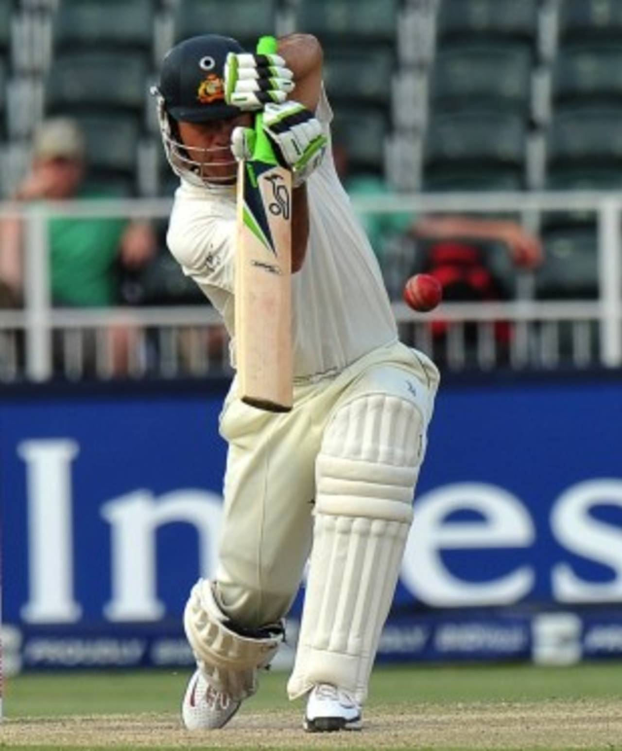 Ricky Ponting ended the fourth day with a half-century, South Africa v Australia, 2nd Test, Johannesburg, 4th day, November 20, 2011
