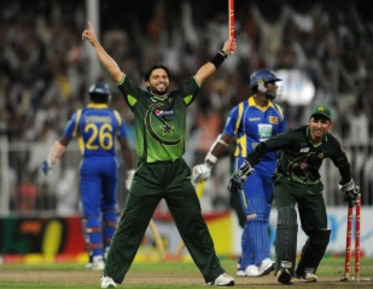 Shahid Afridi has had a dramatic impact in recent matches for Pakistan&nbsp;&nbsp;&bull;&nbsp;&nbsp;AFP