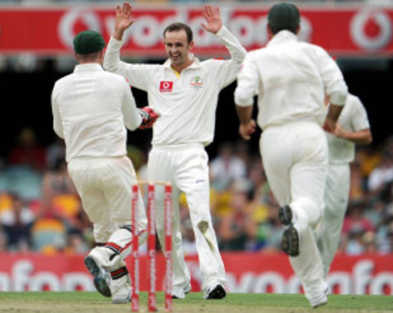 It was a successful first home Test for Nathan Lyon&nbsp;&nbsp;&bull;&nbsp;&nbsp;Getty Images