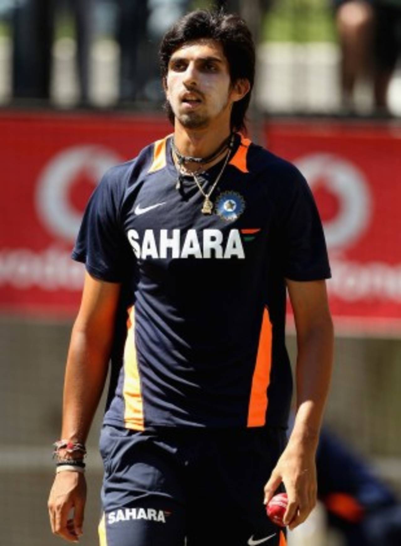 Ishant Sharma cut a relaxed figure as he trained at the nets, despite his strapped ankle&nbsp;&nbsp;&bull;&nbsp;&nbsp;Getty Images