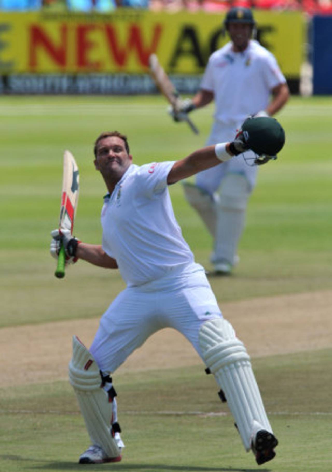 Jacques Kallis is thrilled with his second double-century, South Africa v Sri Lanka, 3rd Test, Cape Town, 2nd day, January 4, 2012