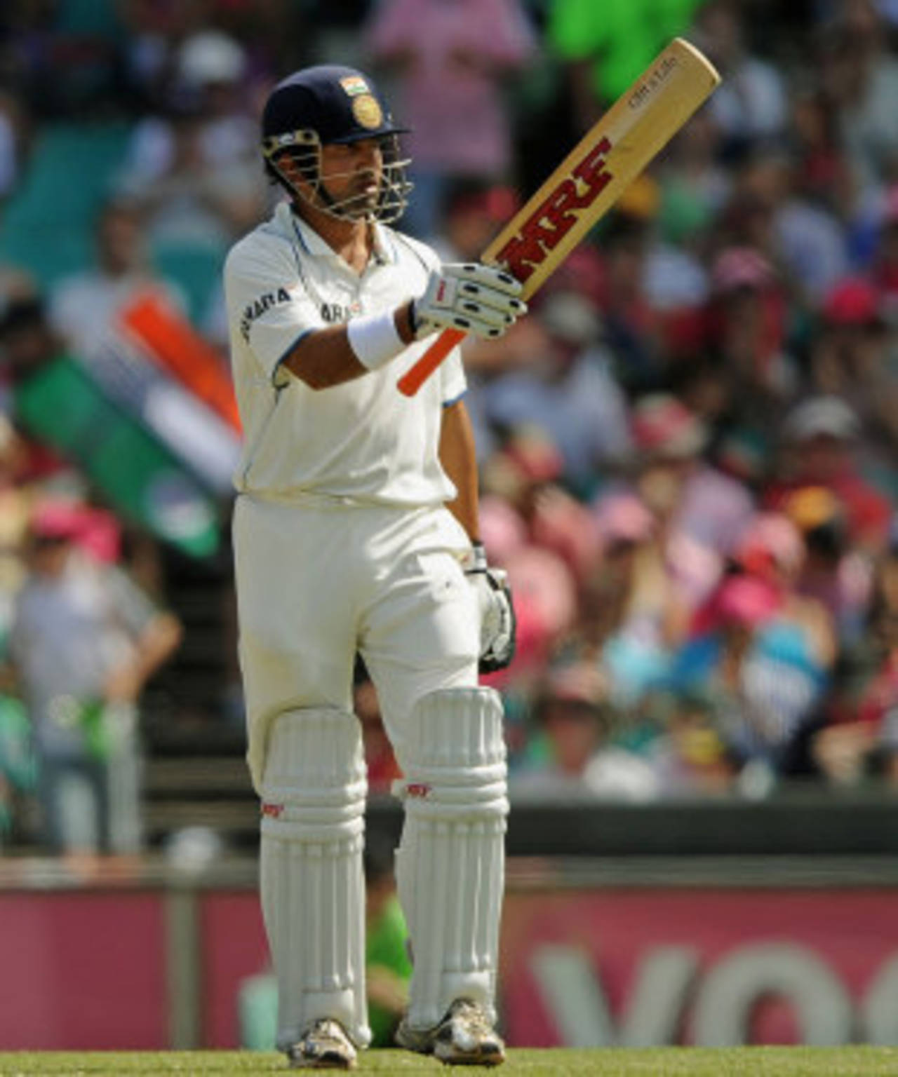 Gautam Gambhir broke a poor run of scores with a fifty, Australia v India, 2nd Test, Sydney, 3rd day, January 5, 2012