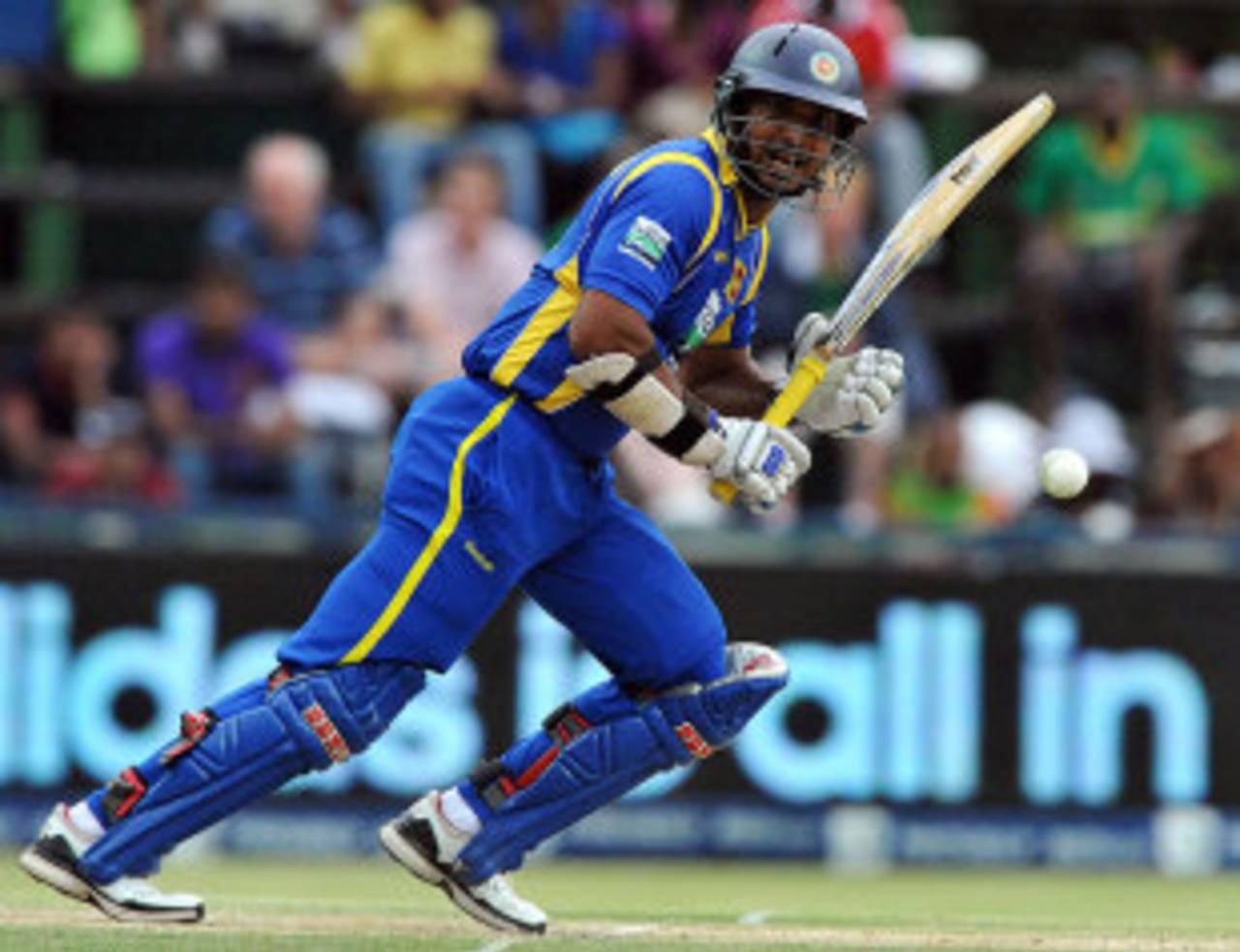 Kumar Sangakkara works it to the on side, South Africa v Sri Lanka, 5th ODI, Johannesburg, January 22, 2012
