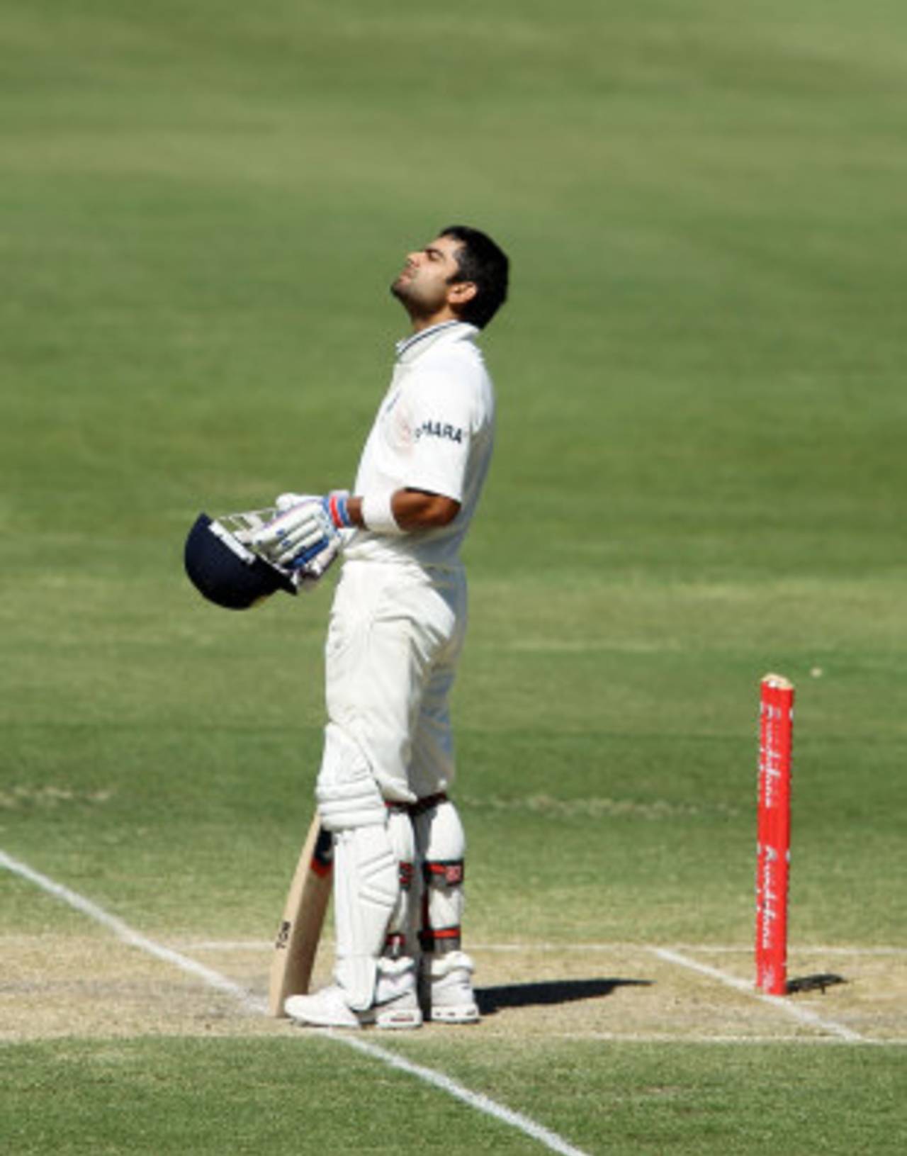 Virat Kohli scored India's first hundred of the series, Australia v India, 4th Test, Adelaide, 3rd day, January 26, 2012