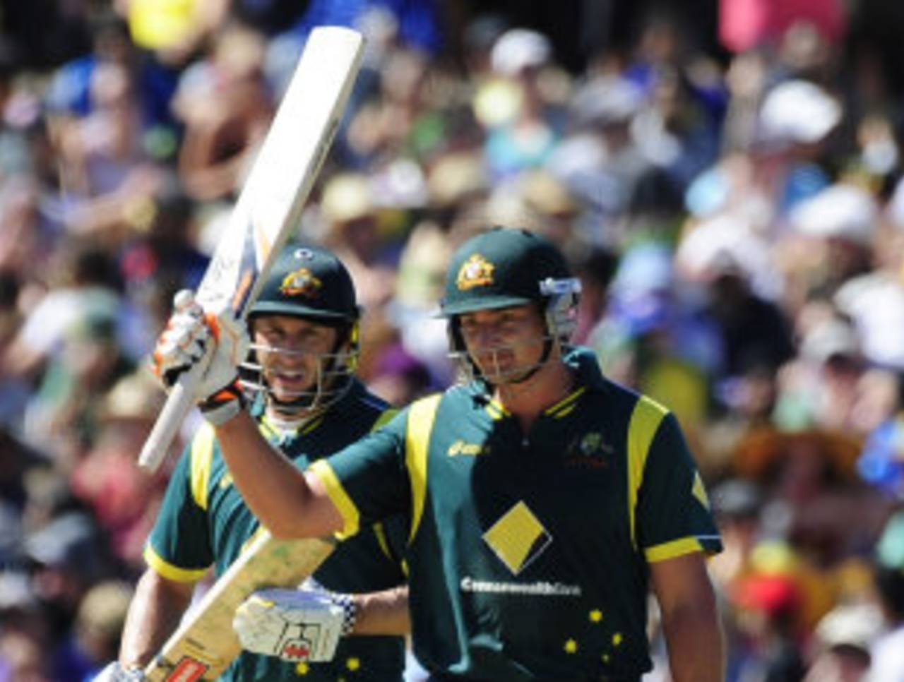 Peter Forrest hit a polished half-century, Australia v India, Commonwealth Bank Series, Adelaide, February 12, 2012
