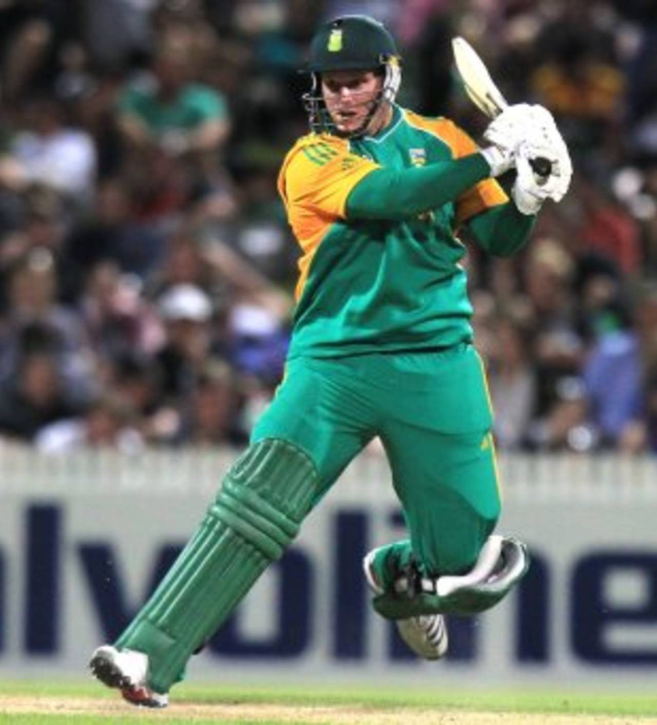 Richard Levi cuts during his century, New Zealand v South Africa, 2nd Twenty20 international, Hamilton, February 19, 2012