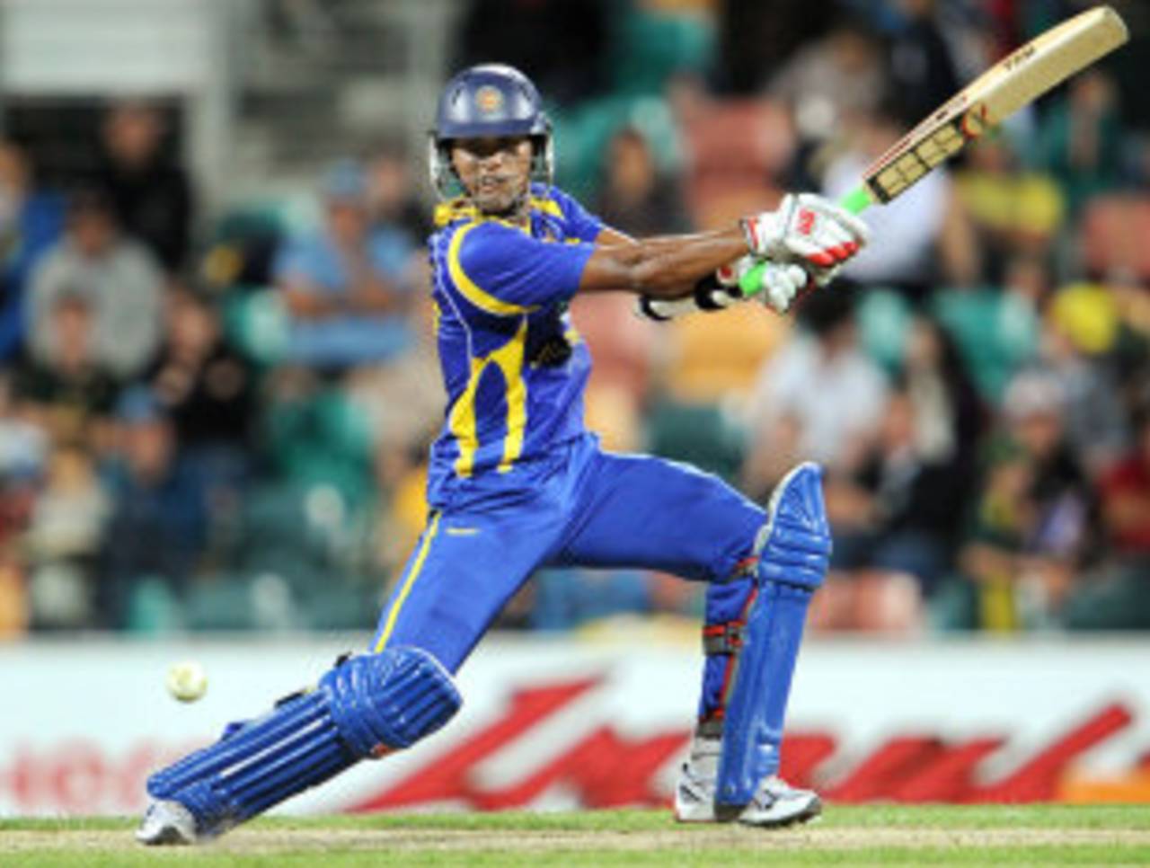 Dinesh Chandimal made his third half-century of the tournament, Australia v Sri Lanka, CB Series, Hobart, February 24, 2012