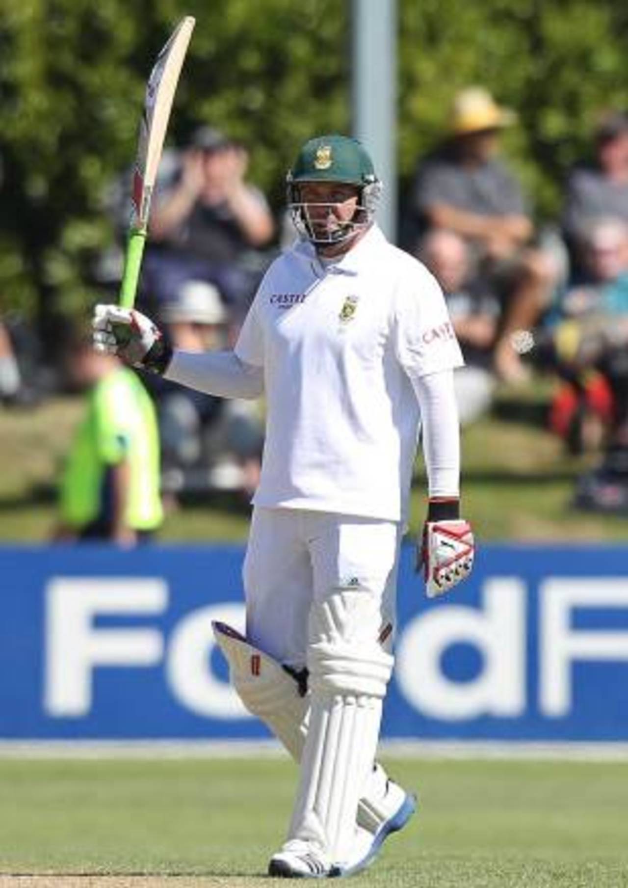 Jacques Kallis reaches his fifty, New Zealand v South Africa, 1st Test, Dunedin, 3rd day, March 9, 2012